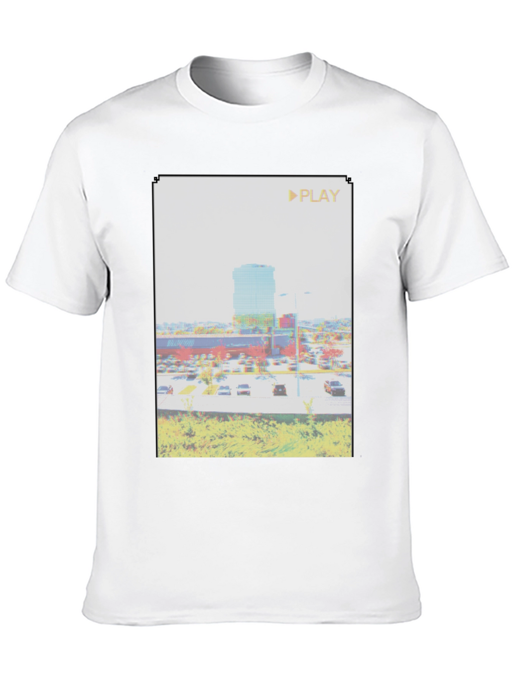 Retro Glitch T-Shirt - Vaporwave Aesthetic