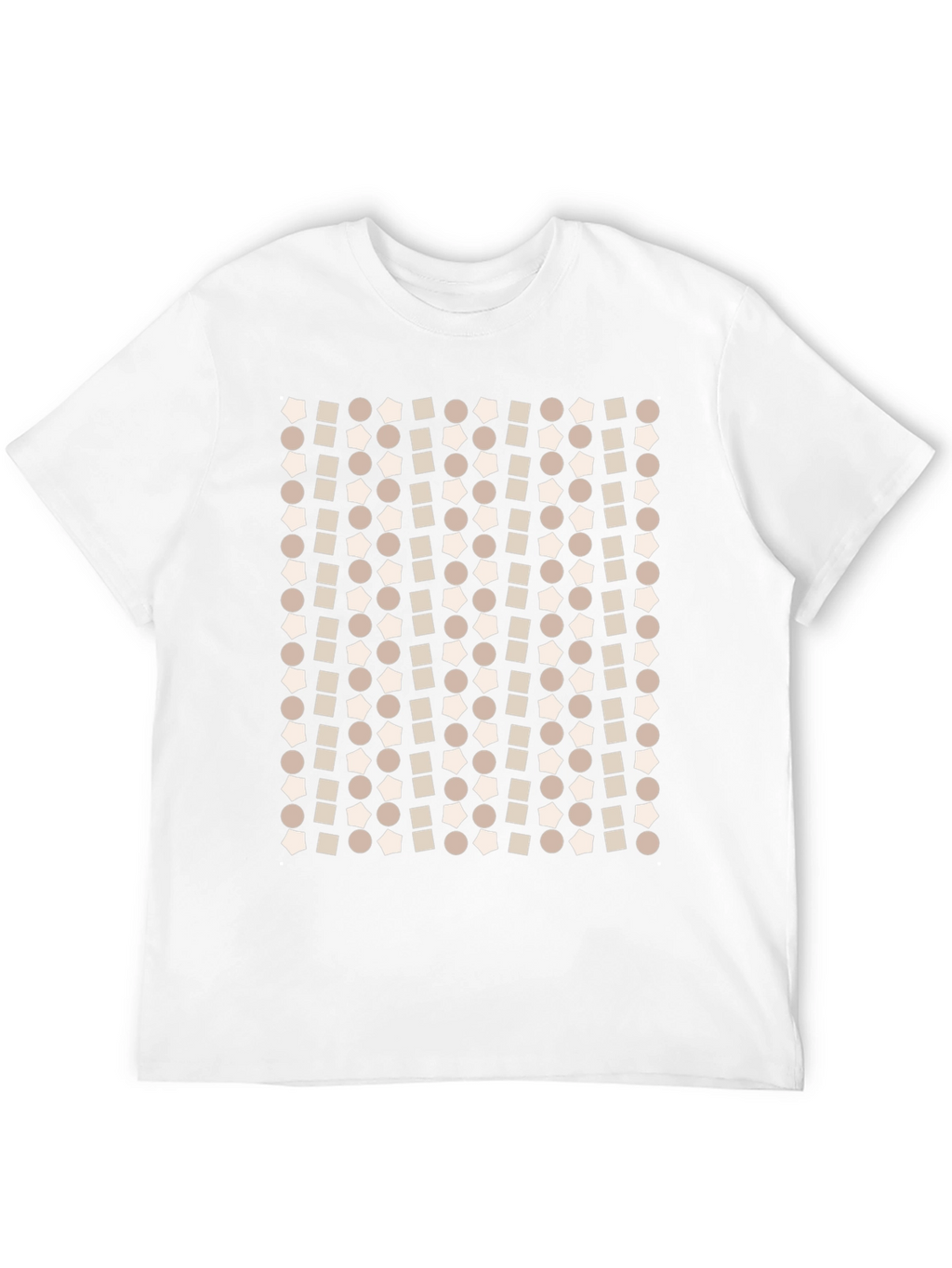 Geometric Pattern T-Shirt - Modern Print Tee