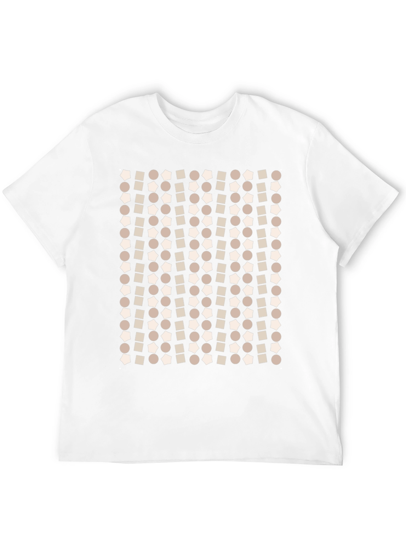 Geometric Pattern T-Shirt - Modern Print Tee