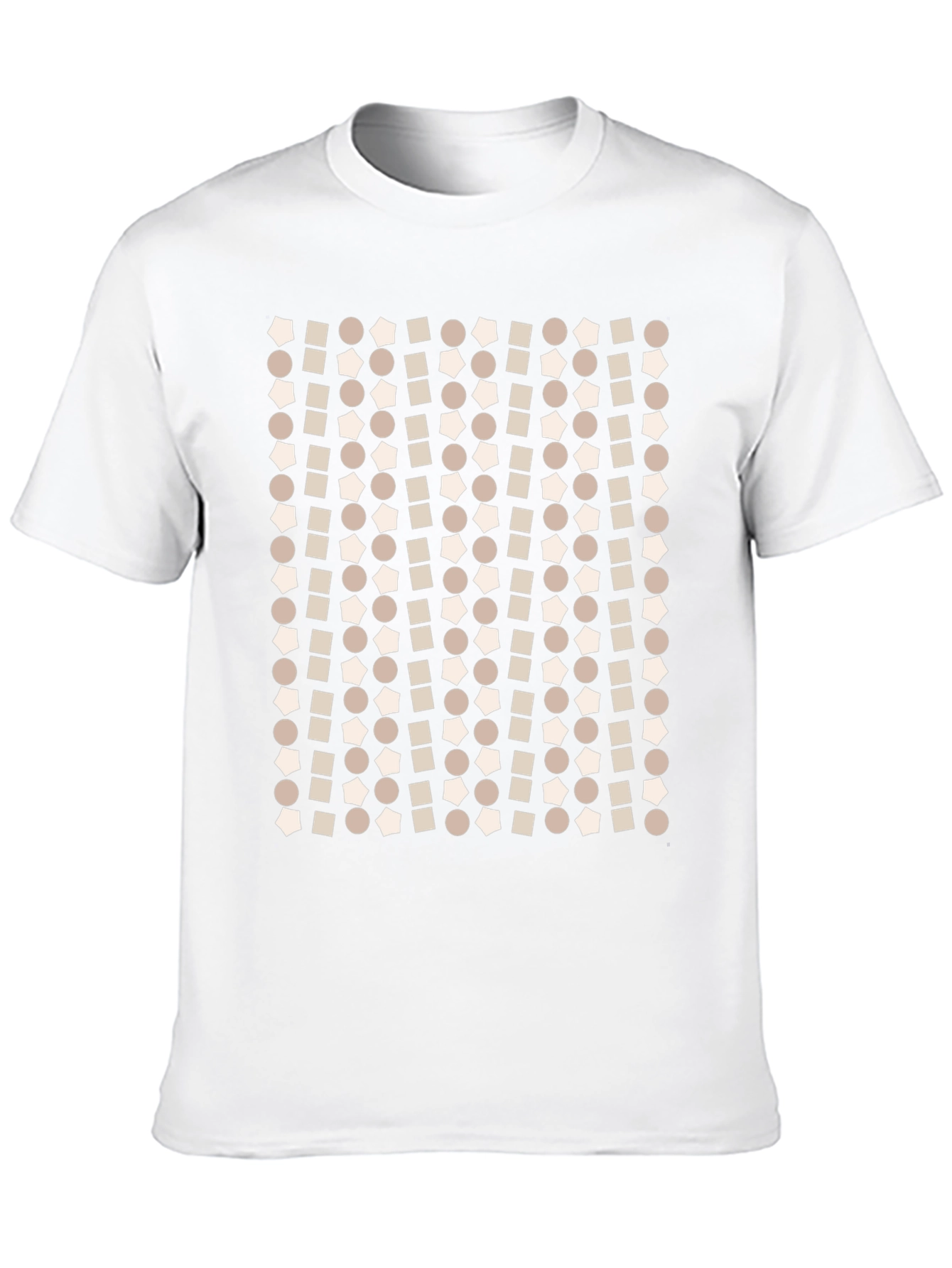 Geometric Pattern T-Shirt - Modern Print Tee