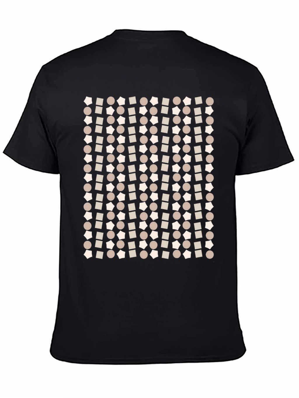 Geometric Pattern T-Shirt - Modern Print Tee