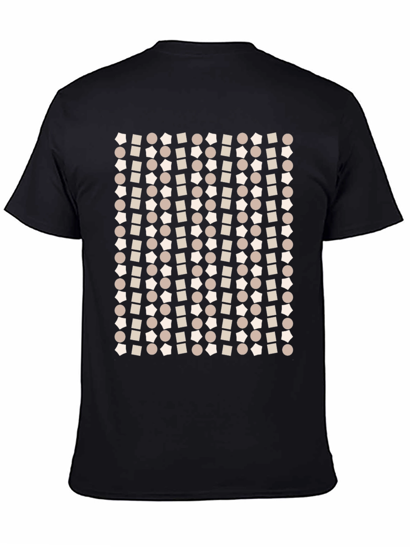 Geometric Pattern T-Shirt - Modern Print Tee