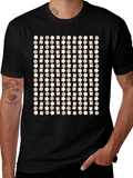 Geometric Pattern T-Shirt - Modern Print Tee