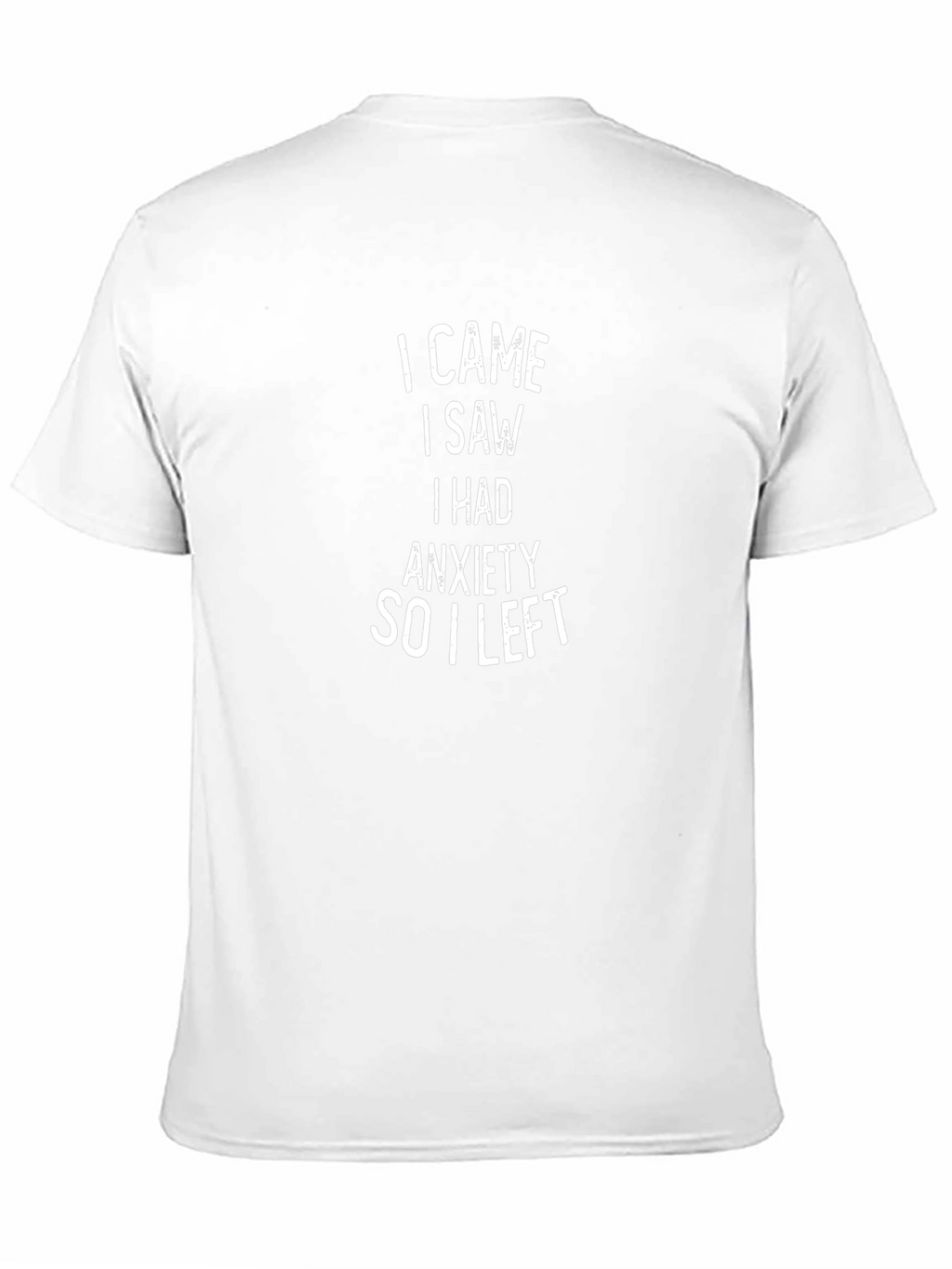 Anxiety Statement Black T-Shirt