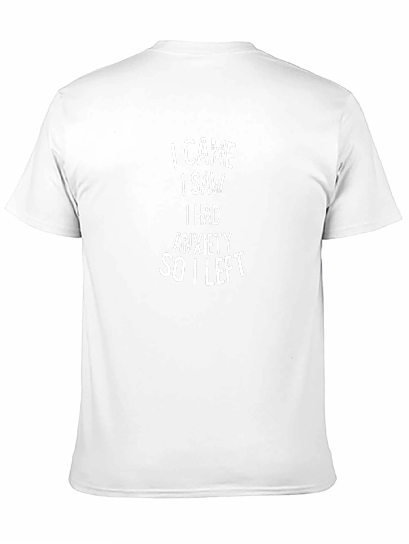 Anxiety Statement Black T-Shirt