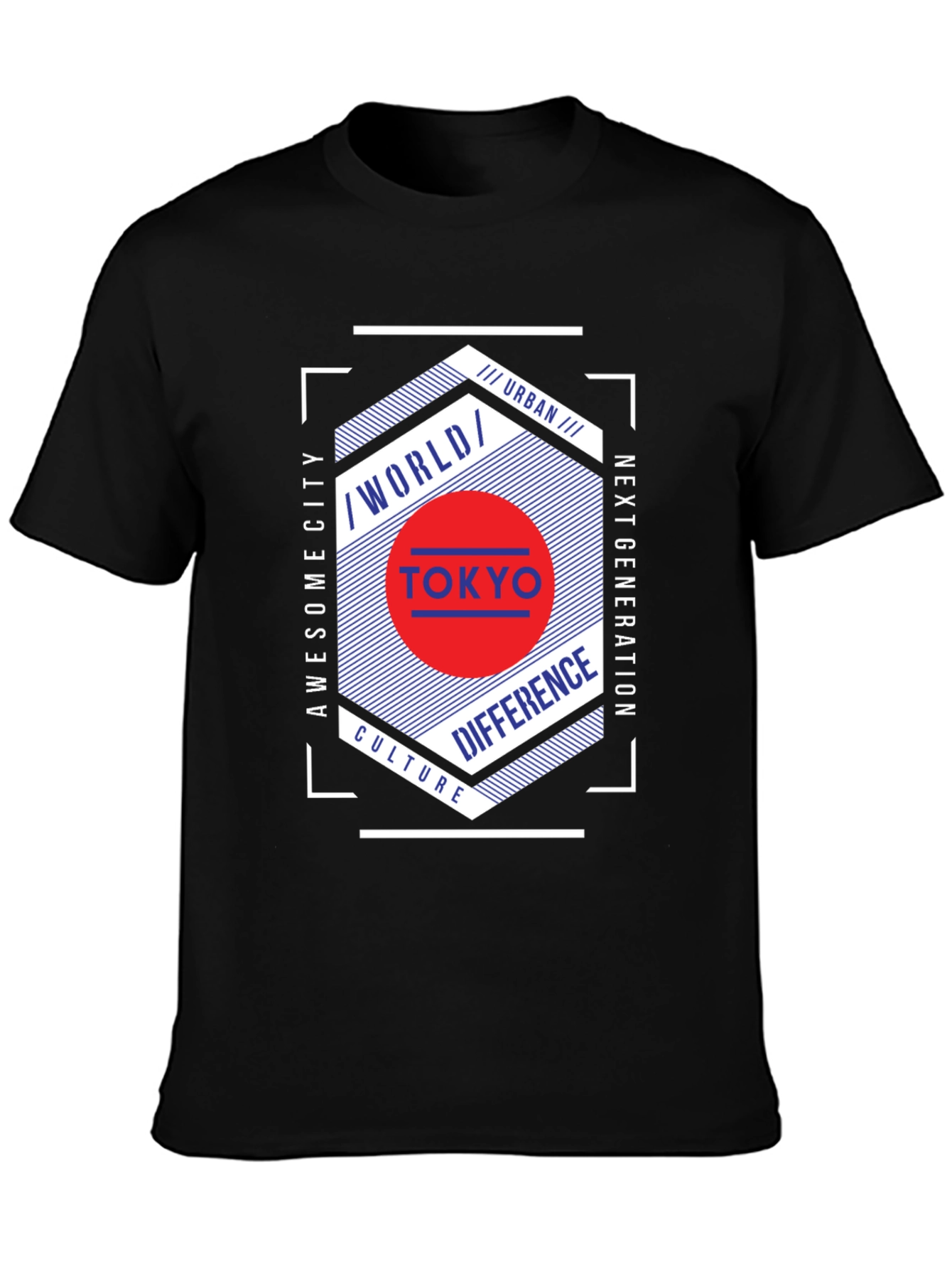 Tokyo Urban Graphic Print T-Shirt