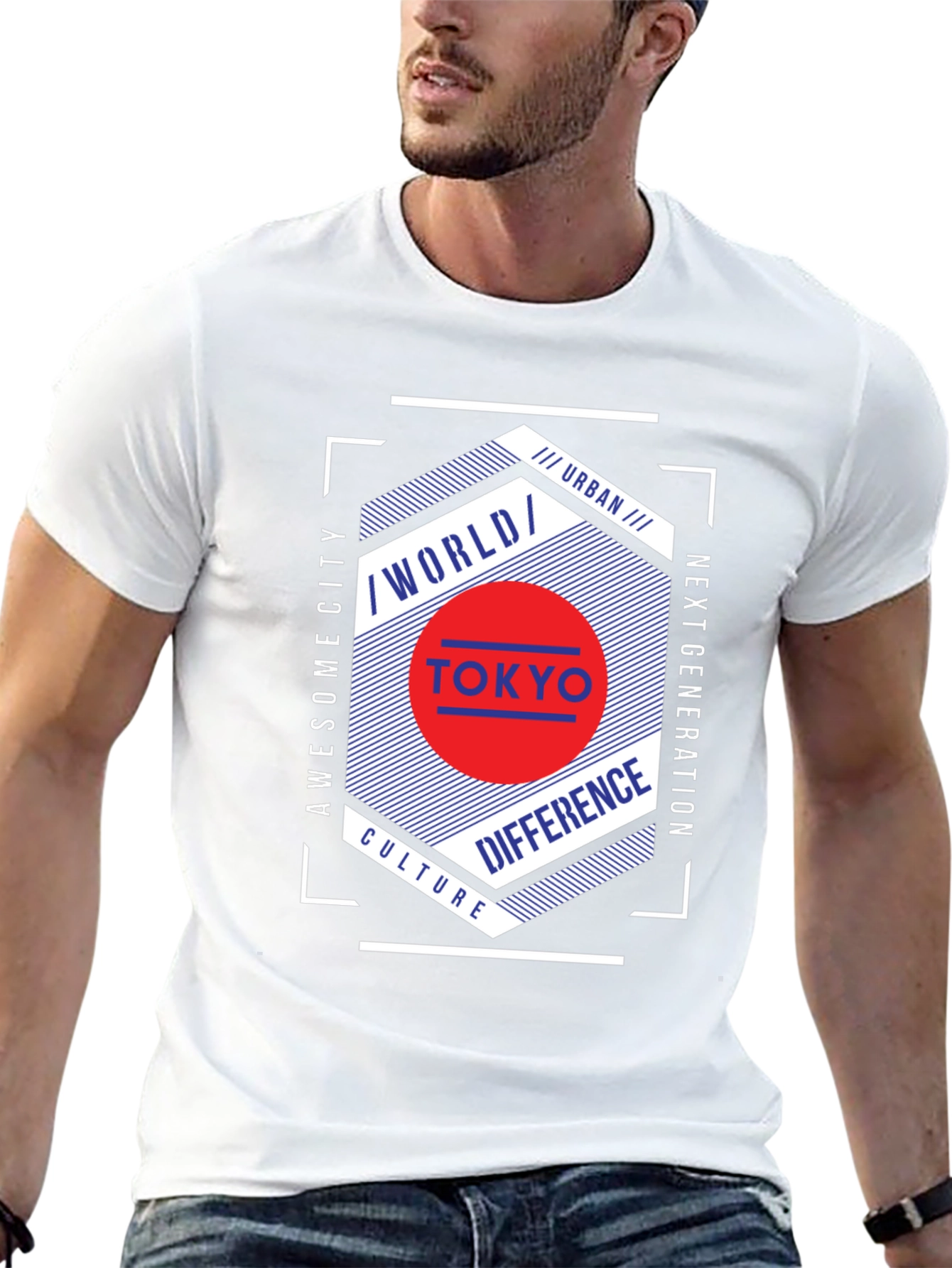 Tokyo Urban Graphic Print T-Shirt