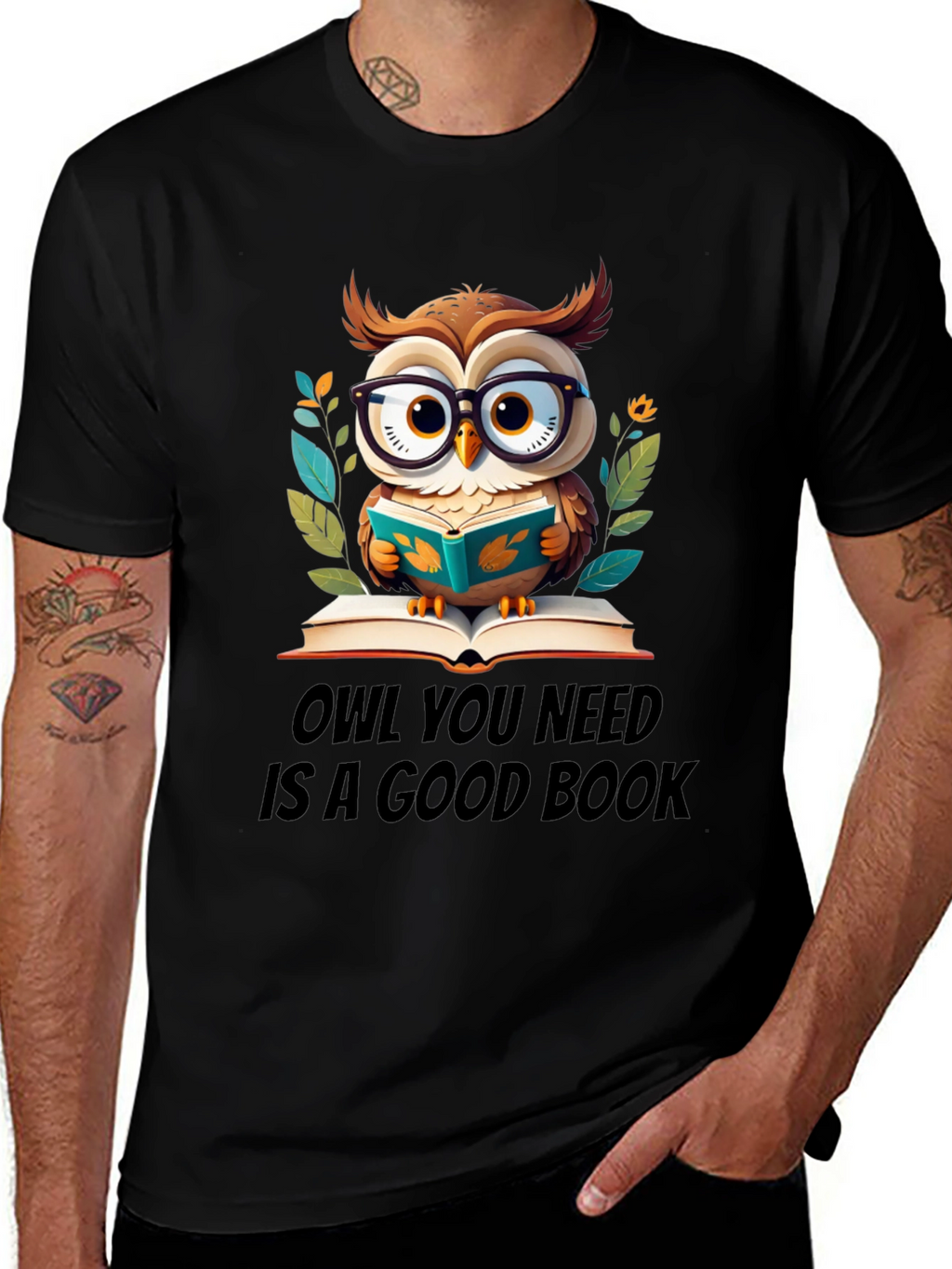 Owl You Need Is A Good Book T-Shirt