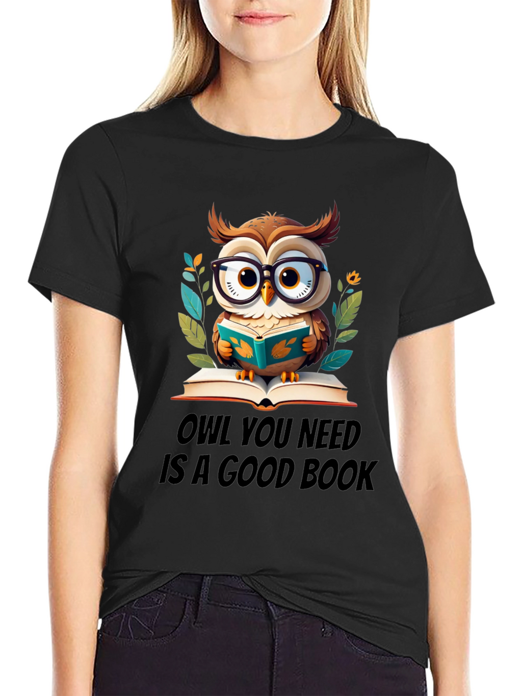 Owl You Need Is A Good Book T-Shirt