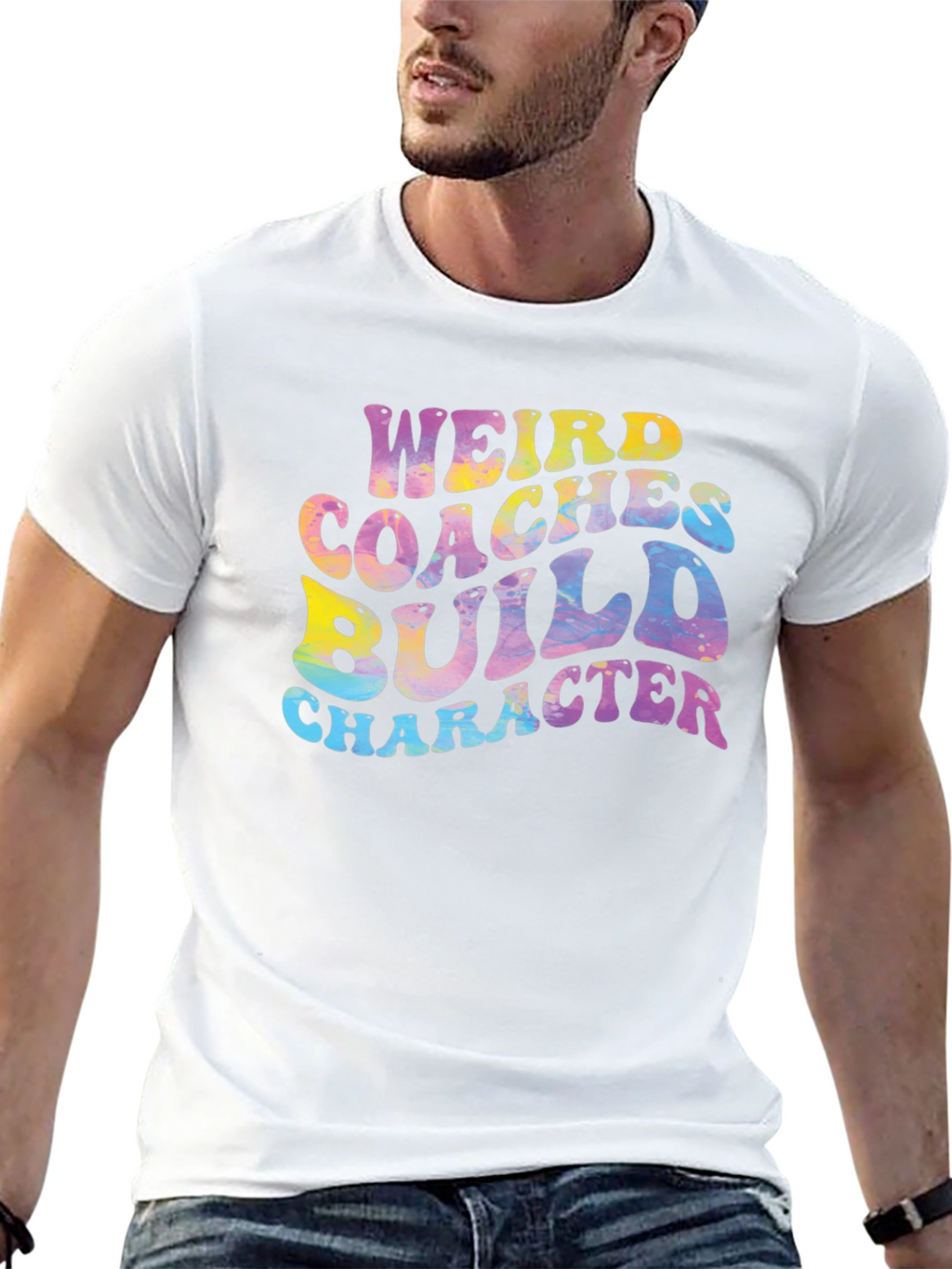 Weird Coaches Build Character Graphic Tee