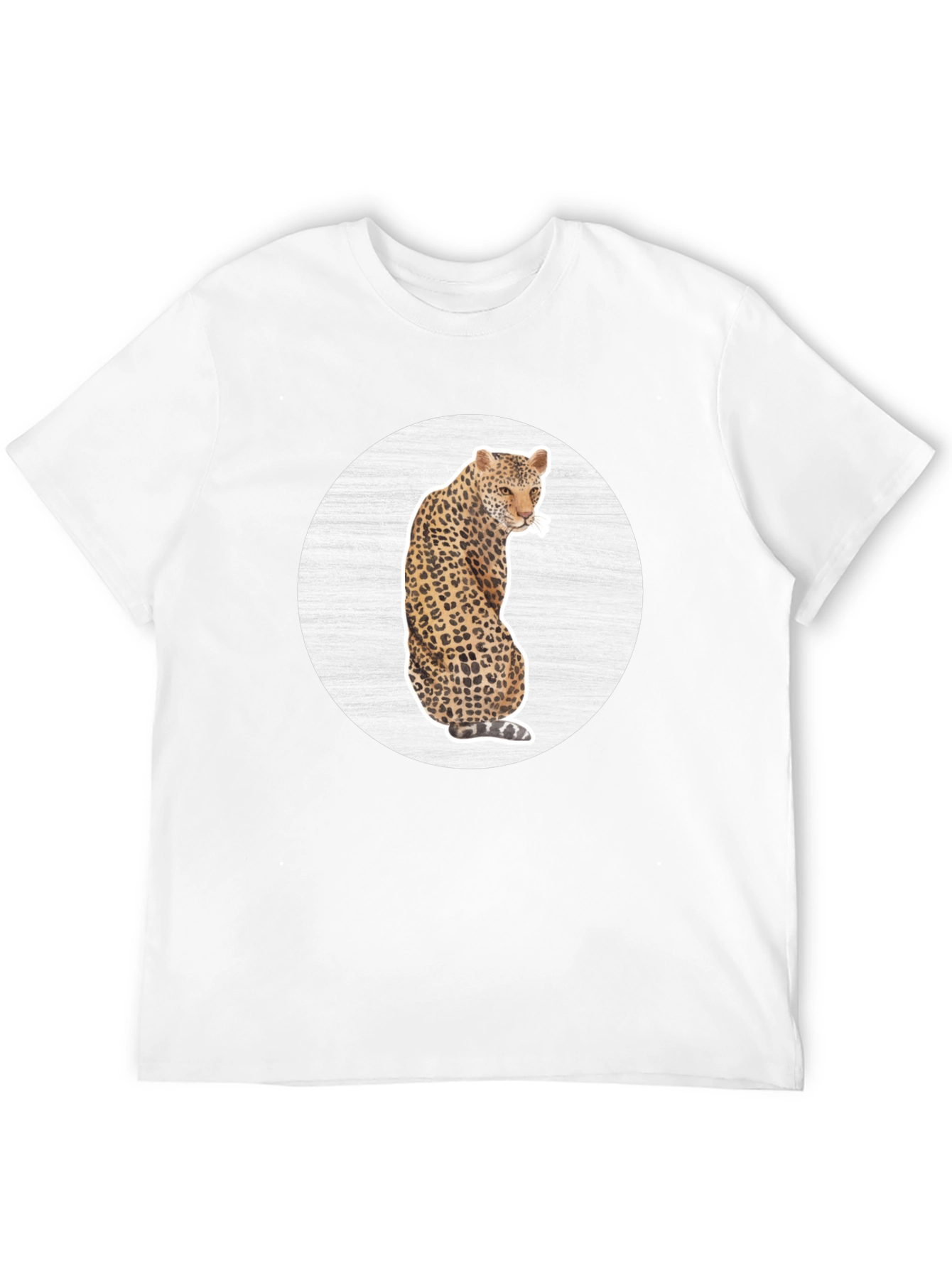 Leopard Graphic Tee - Stylish Animal Print T-Shirt