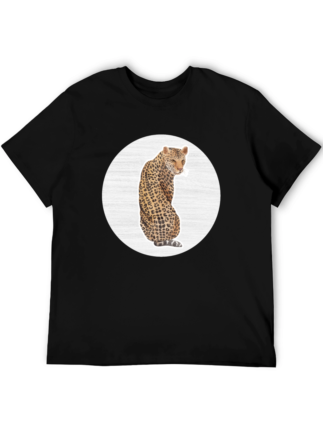 Leopard Graphic Tee - Stylish Animal Print T-Shirt