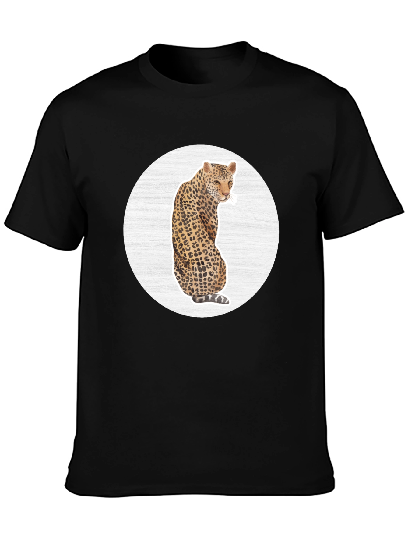 Leopard Graphic Tee - Stylish Animal Print T-Shirt