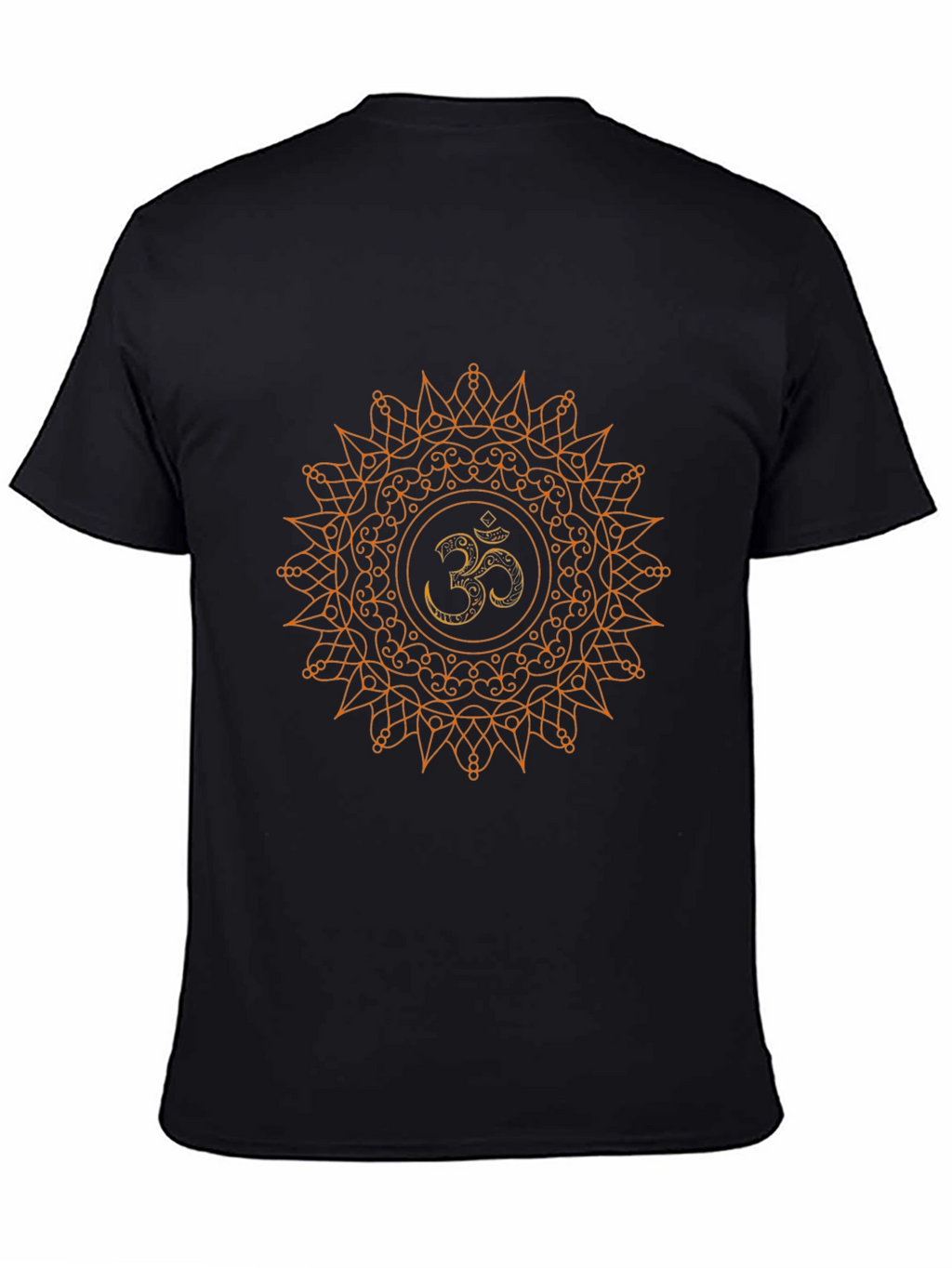 Om Mandala Graphic Black T-Shirt