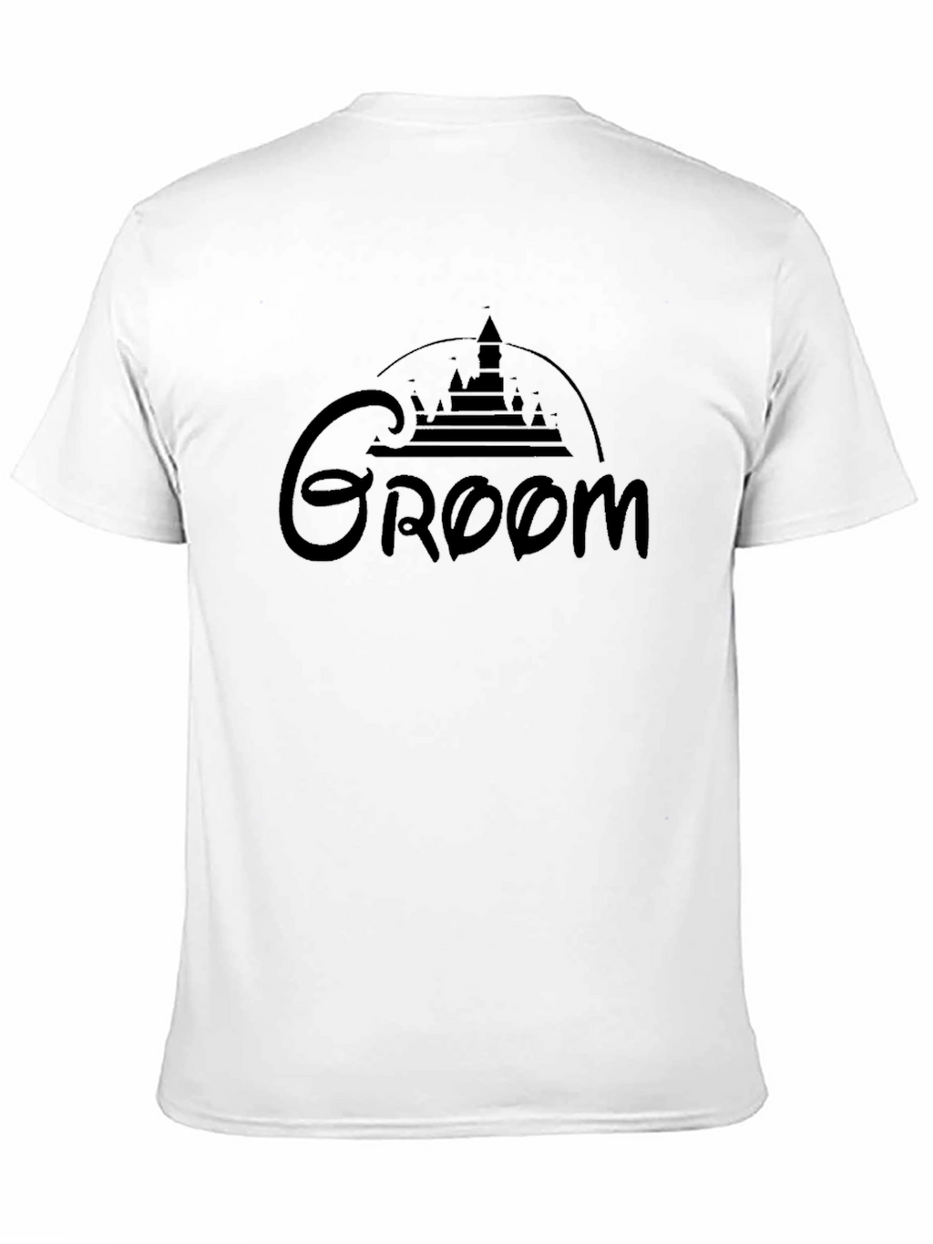 Groom Disney Castle Black T-Shirt