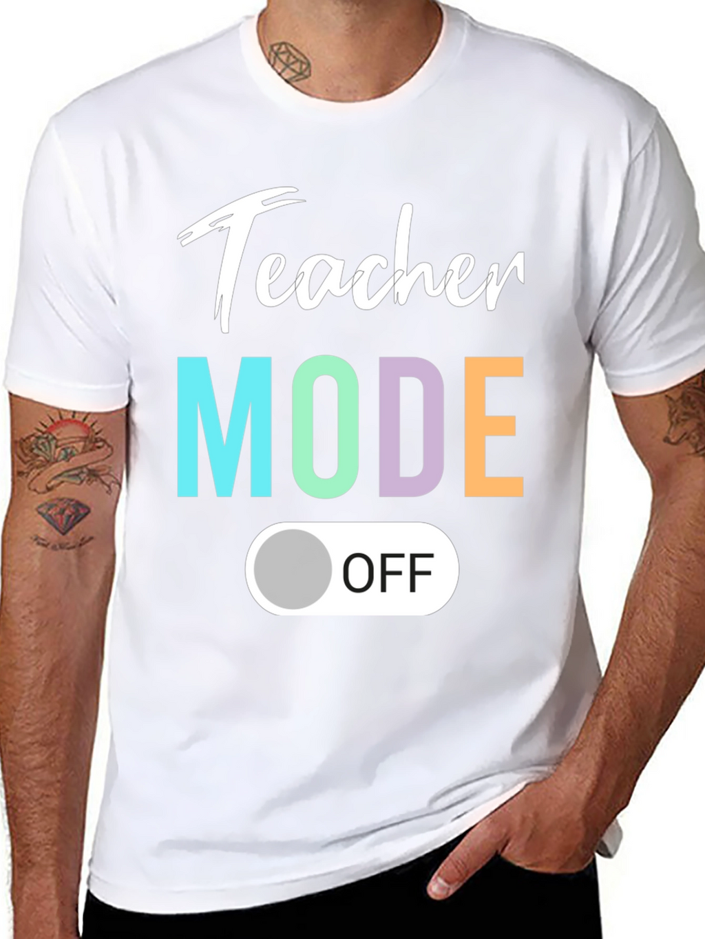 Teacher Mode Off T-Shirt - Relaxed Style