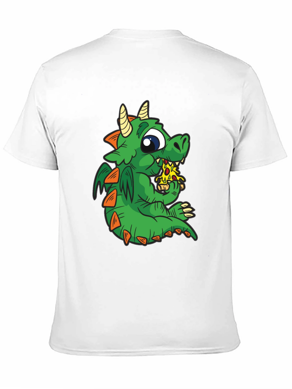 Dragon Pizza T-Shirt - Cute Cartoon Graphic Tee