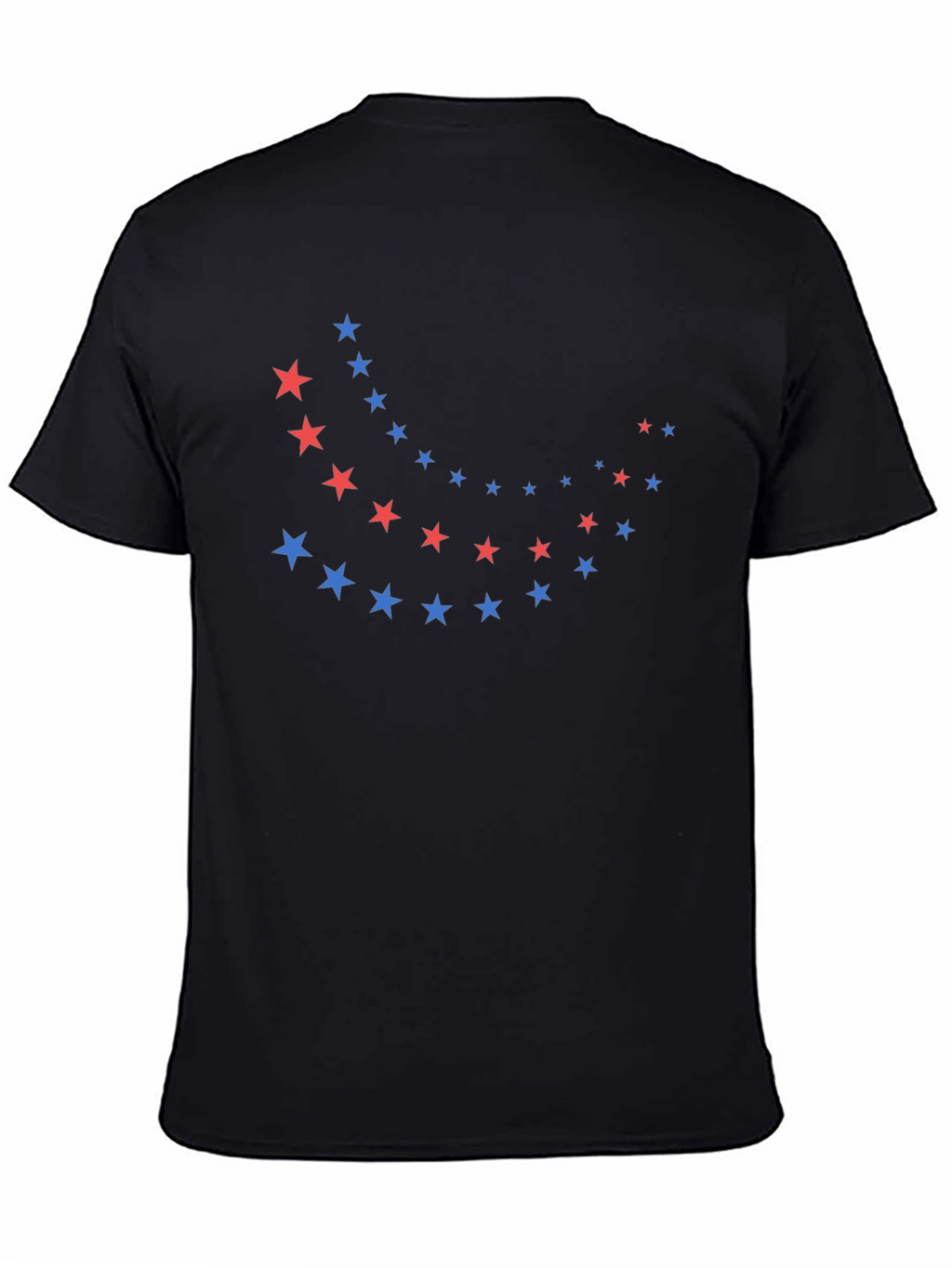 Stylish Black T-Shirt with Star Design