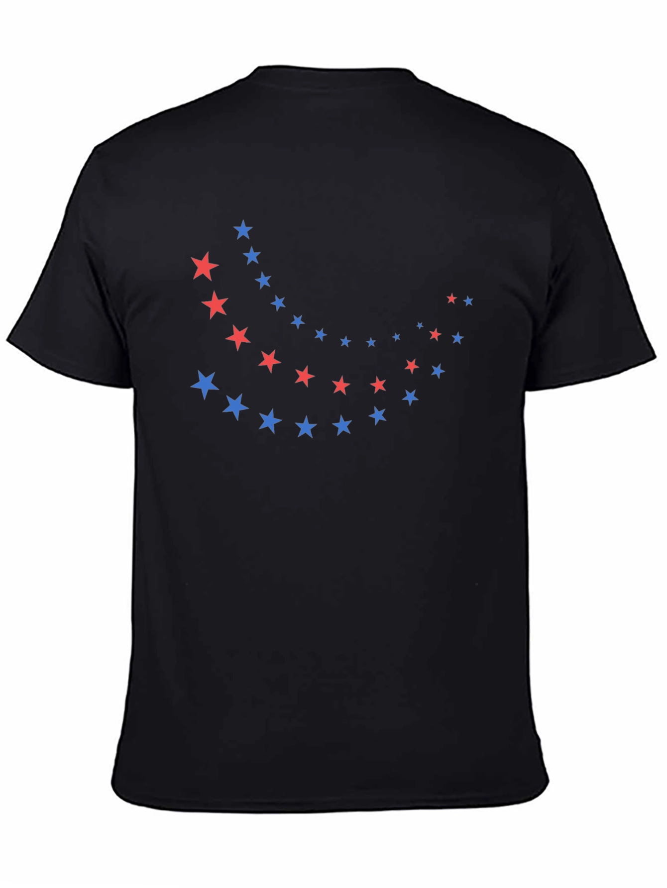 Stylish Black T-Shirt with Star Design