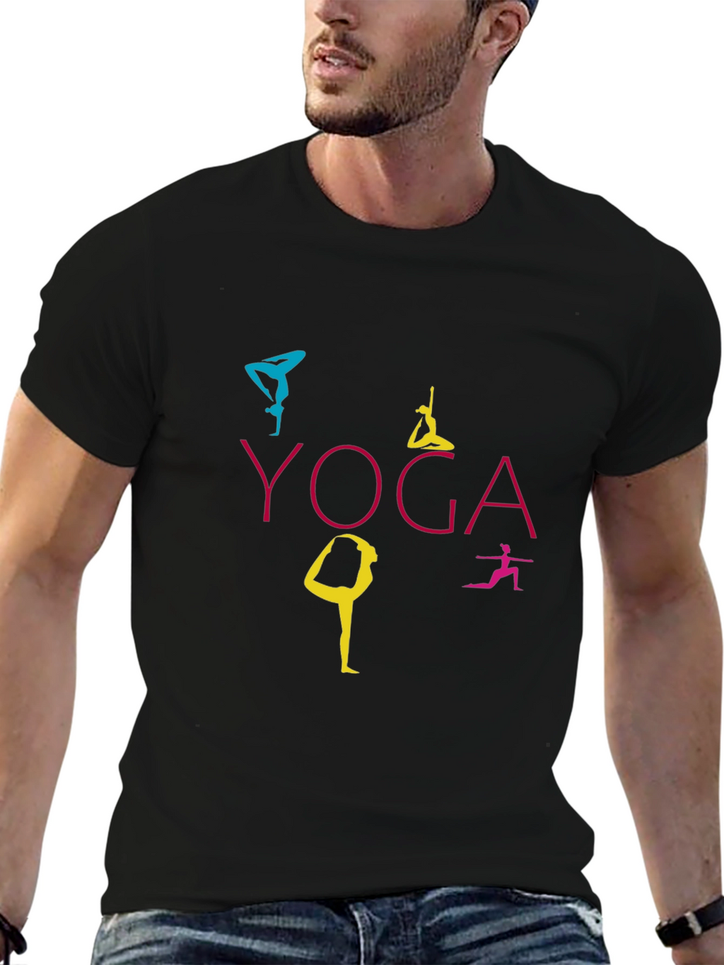 Yoga Graphic Print T-Shirt