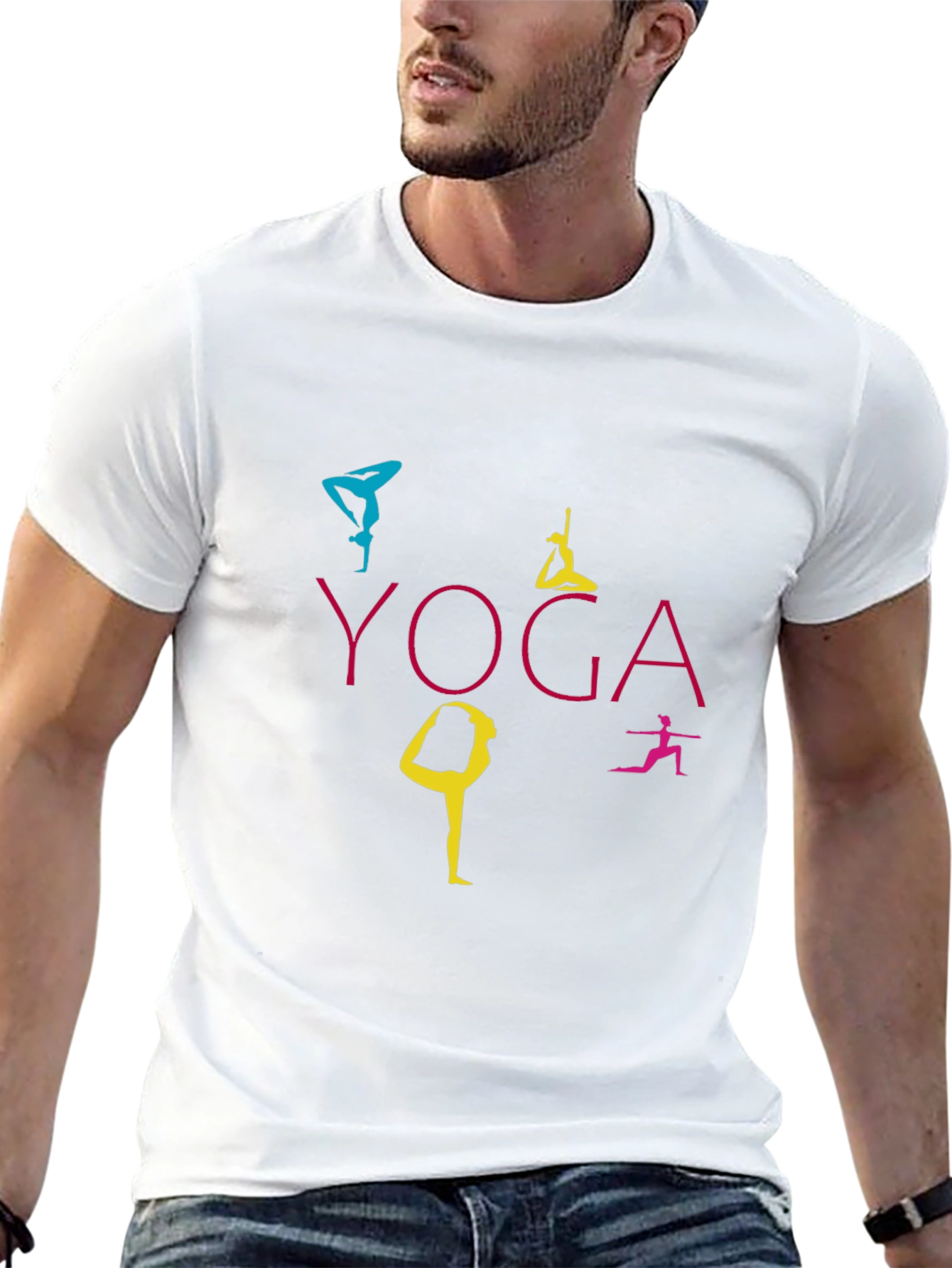 Yoga Graphic Print T-Shirt
