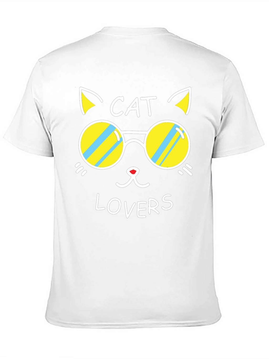 Cat Lovers Black Graphic Tee
