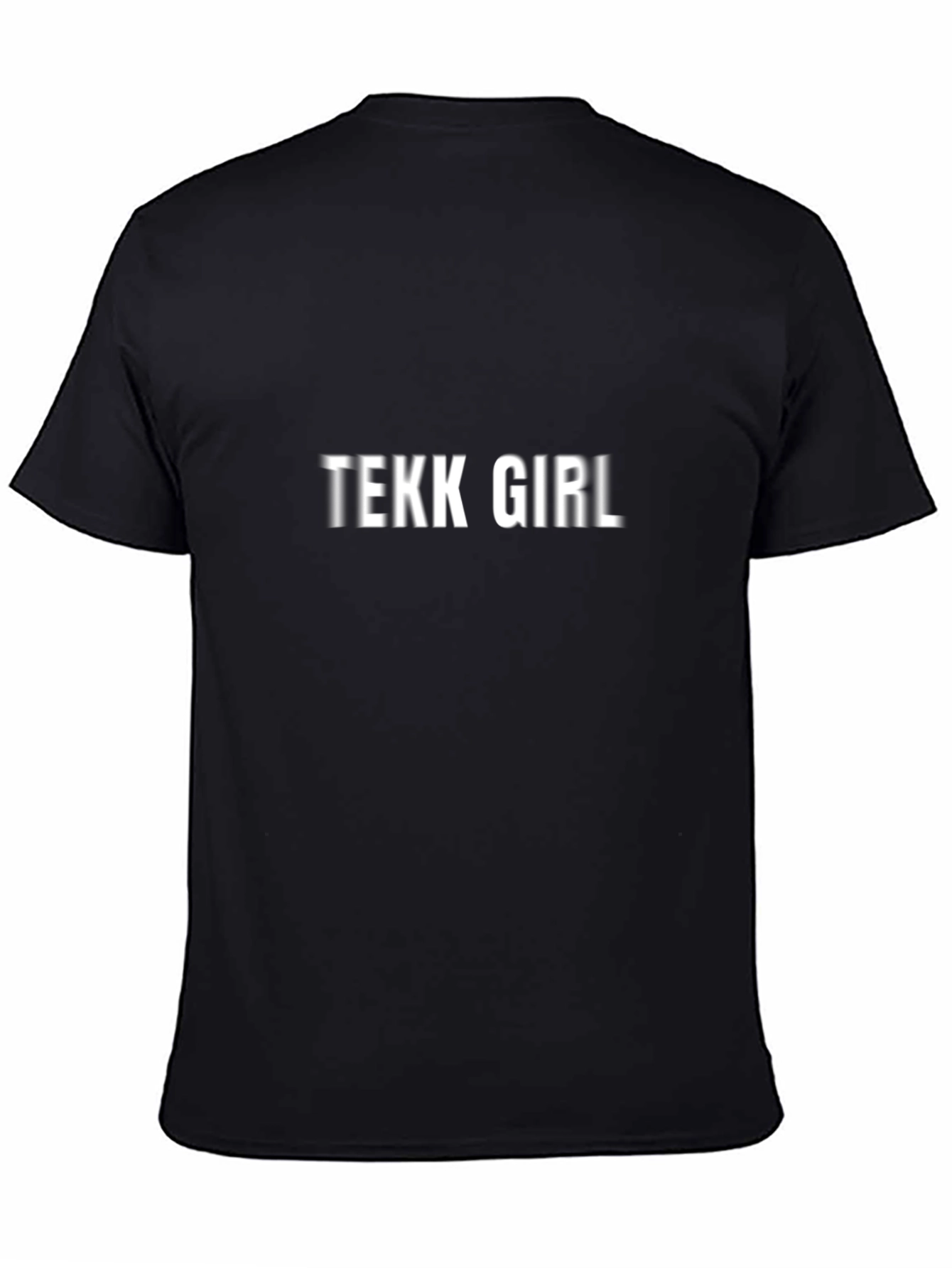 Tekk Girl Black T-Shirt - Trendy Casual Wear
