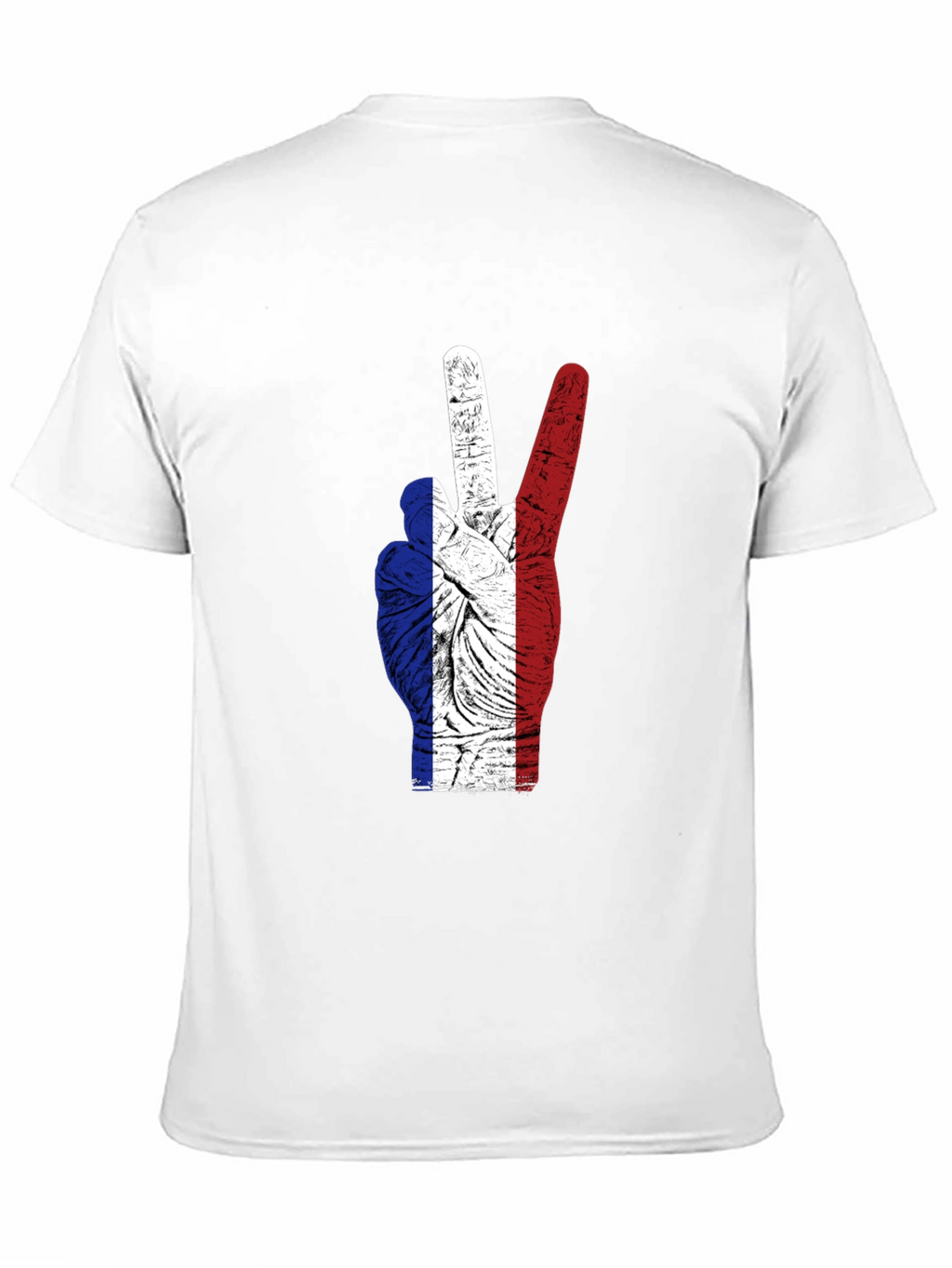 French Flag Peace Sign T-Shirt