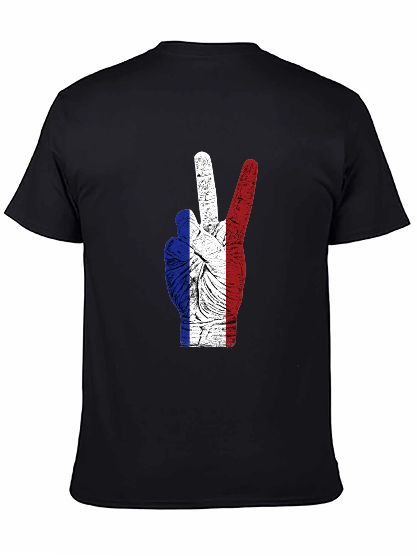 French Flag Peace Sign T-Shirt
