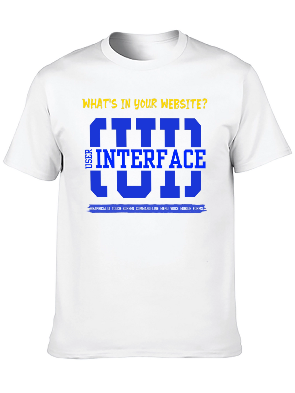 User Interface T-Shirt - Website Designer Apparel