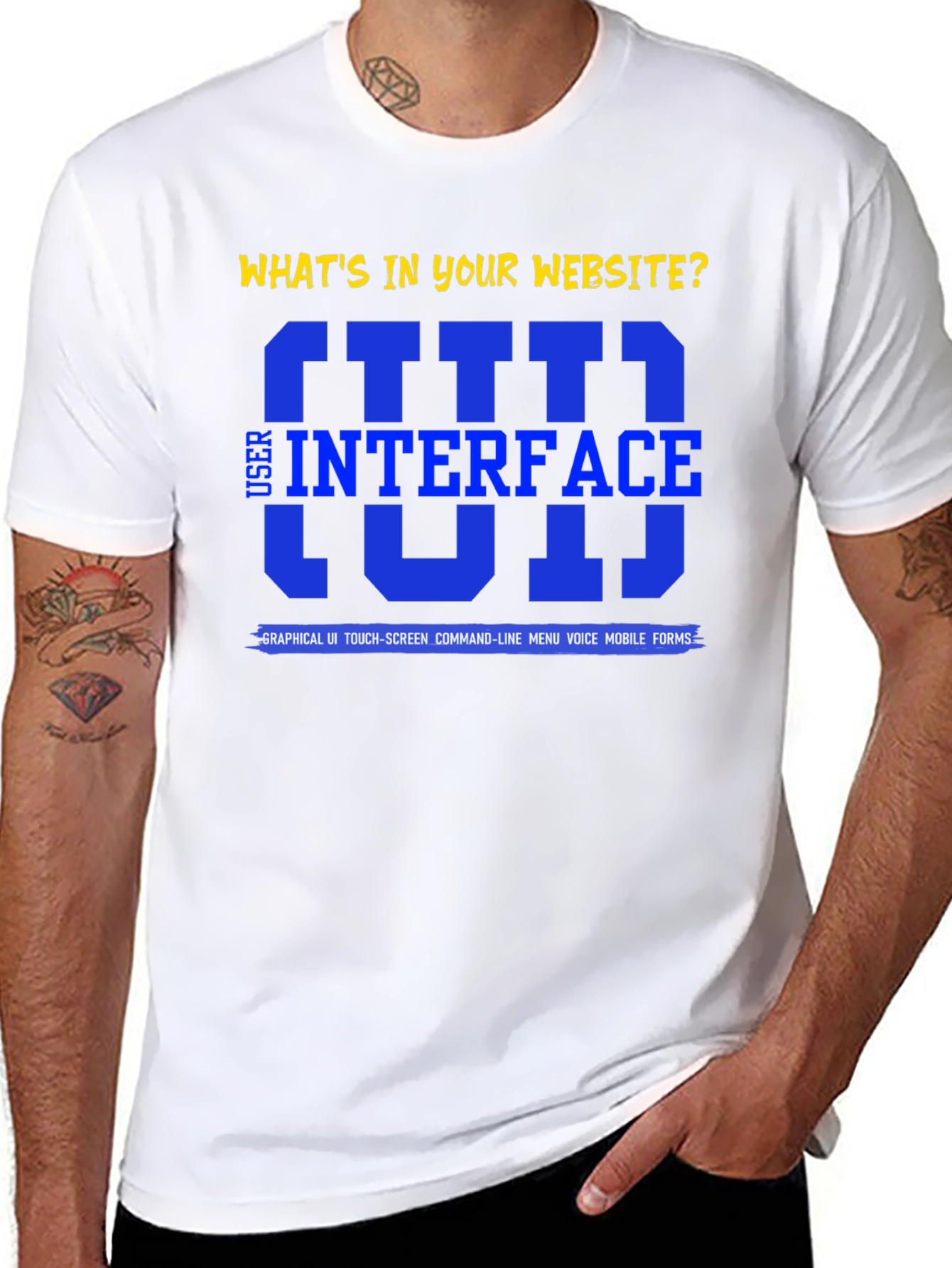 User Interface T-Shirt - Website Designer Apparel