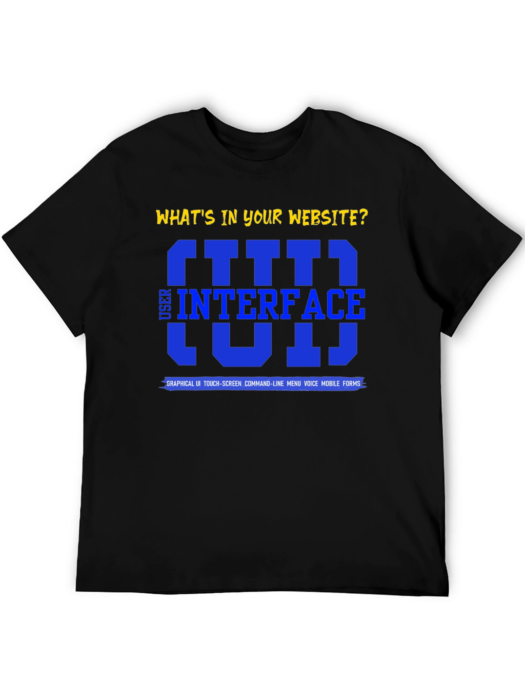 User Interface T-Shirt - Website Designer Apparel