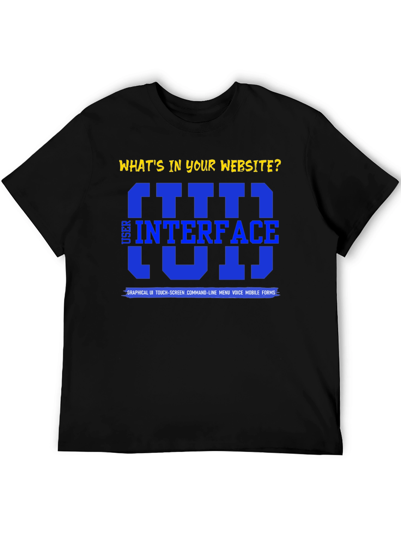 User Interface T-Shirt - Website Designer Apparel