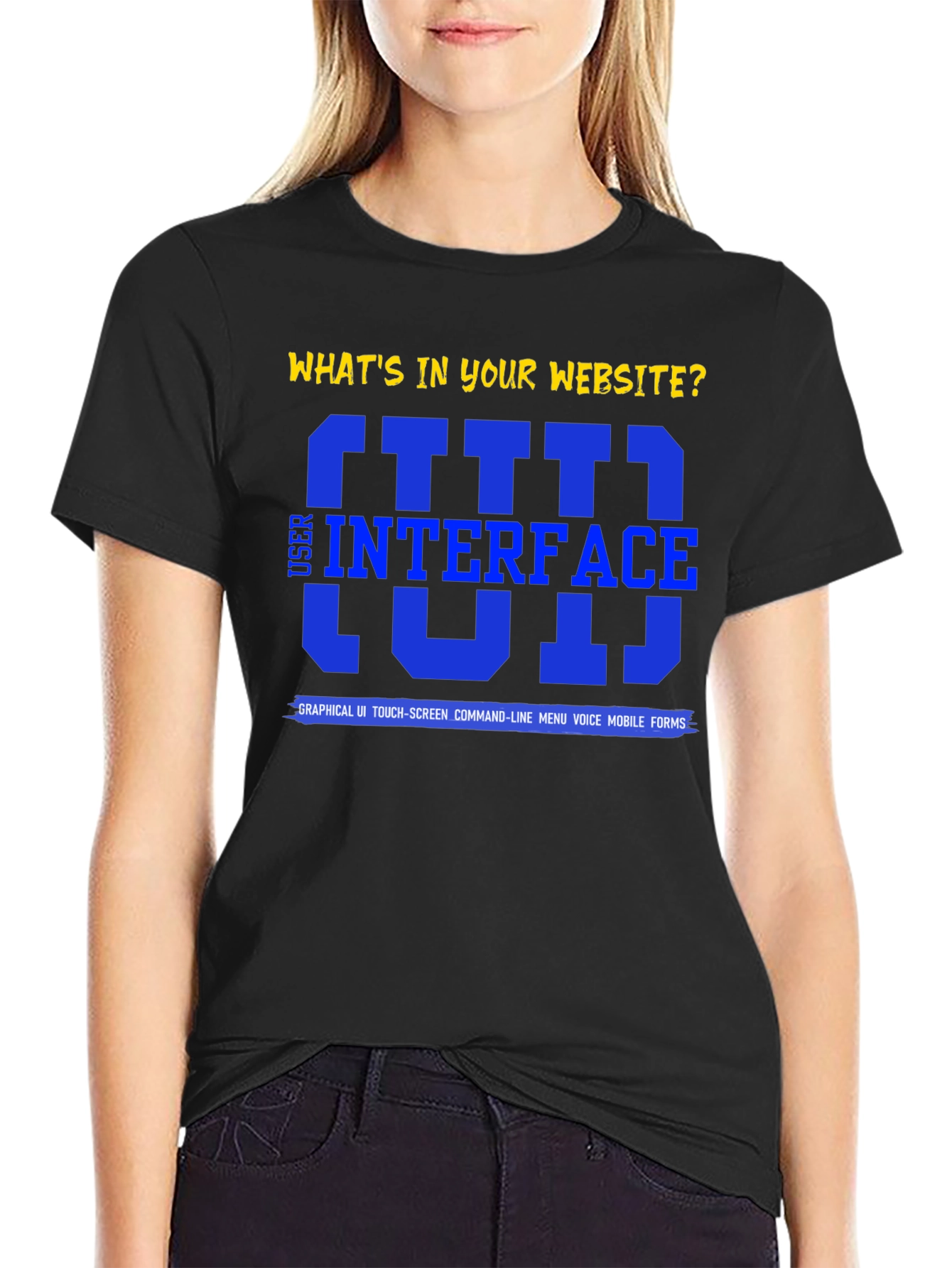 User Interface T-Shirt - Website Designer Apparel