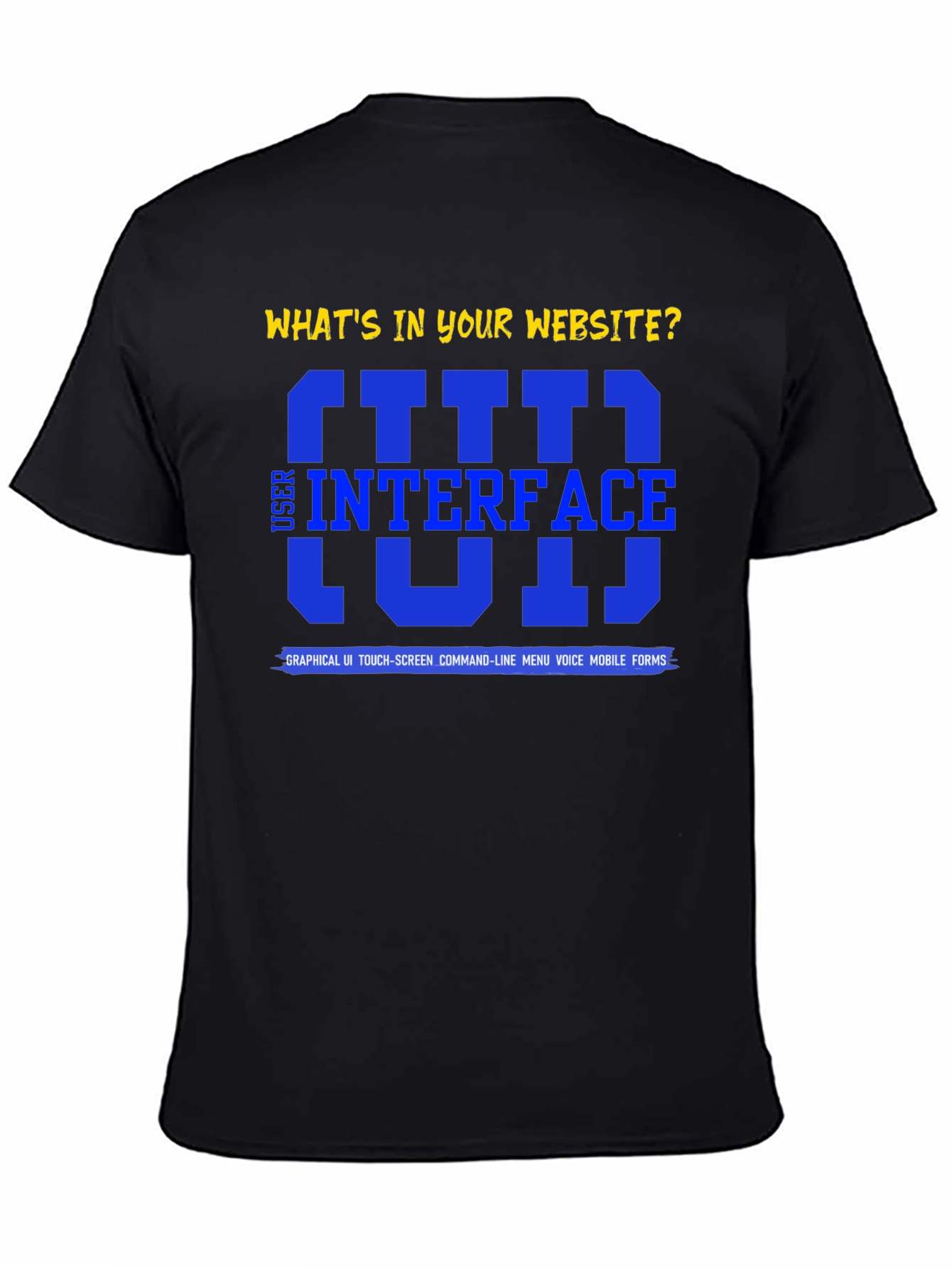 User Interface T-Shirt - Website Designer Apparel