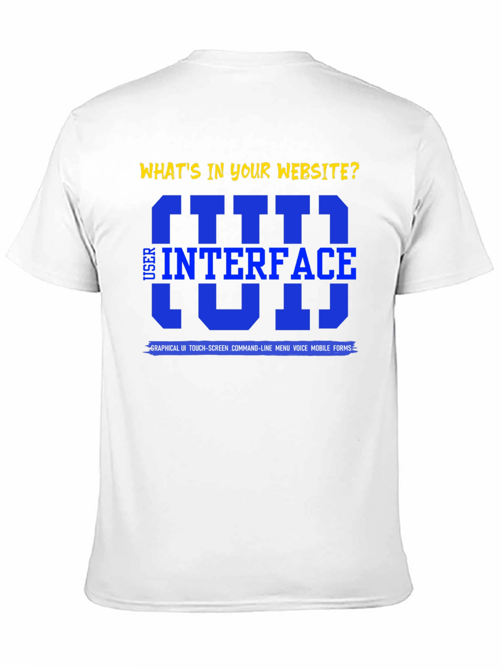 User Interface T-Shirt - Website Designer Apparel