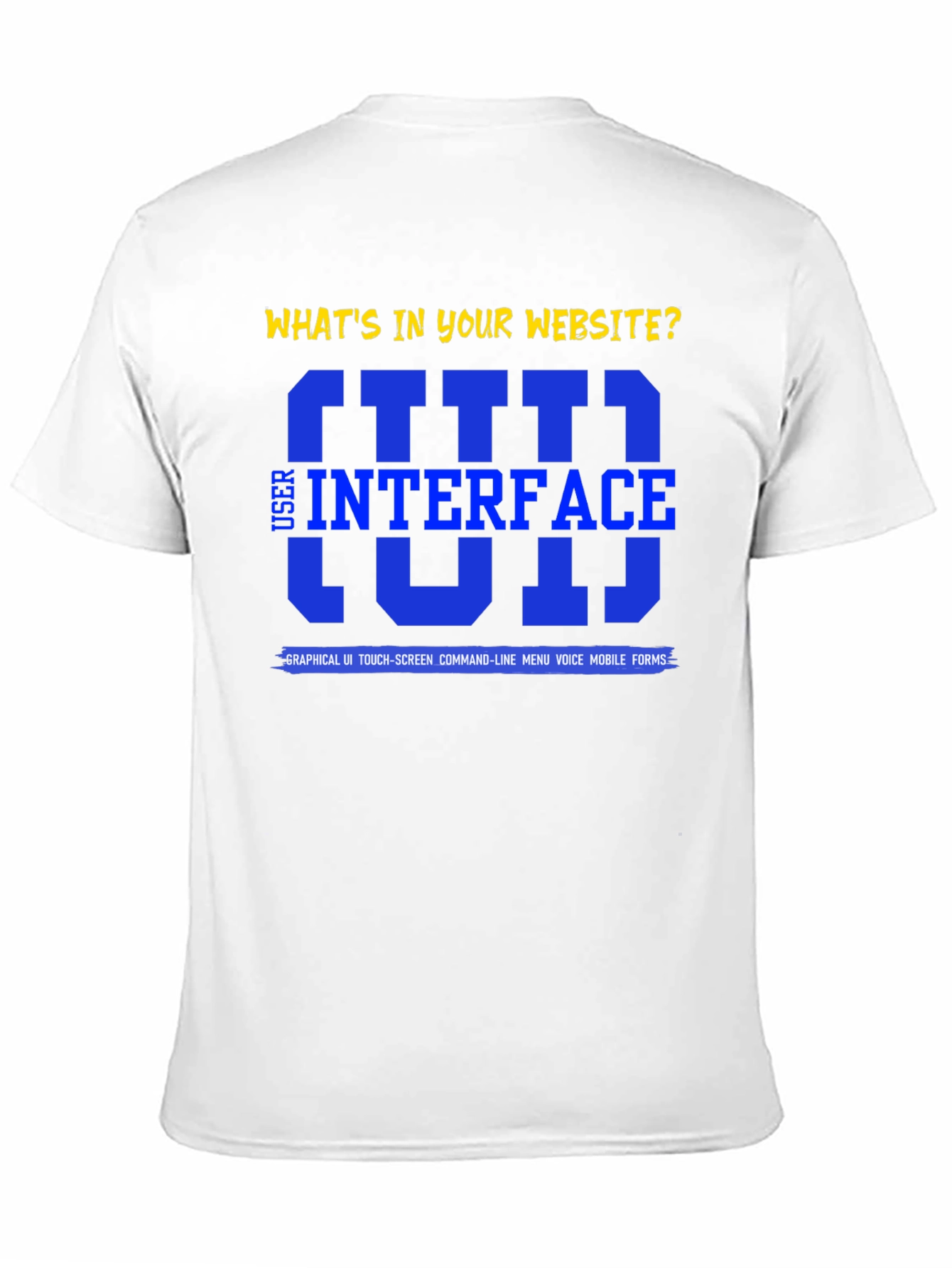 User Interface T-Shirt - Website Designer Apparel