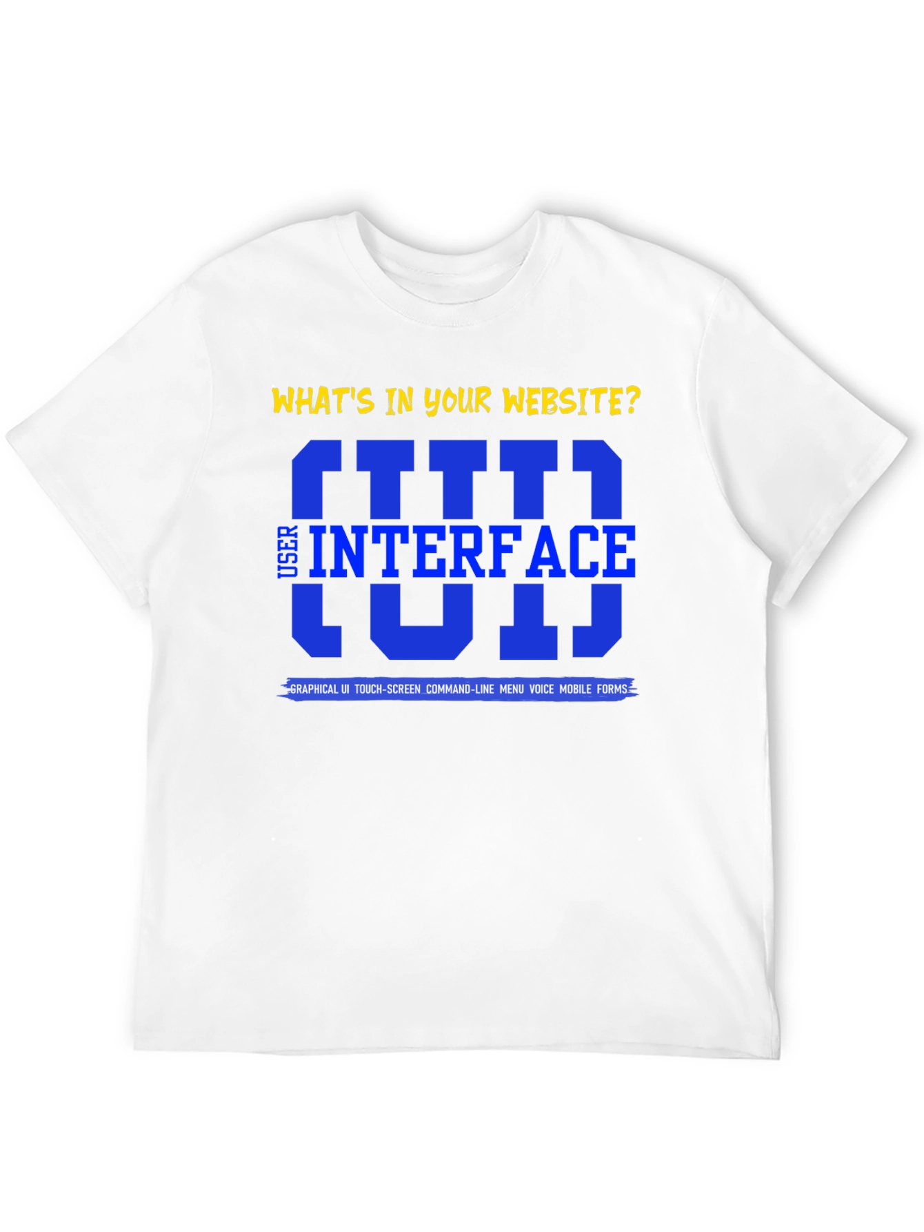 User Interface T-Shirt - Website Designer Apparel