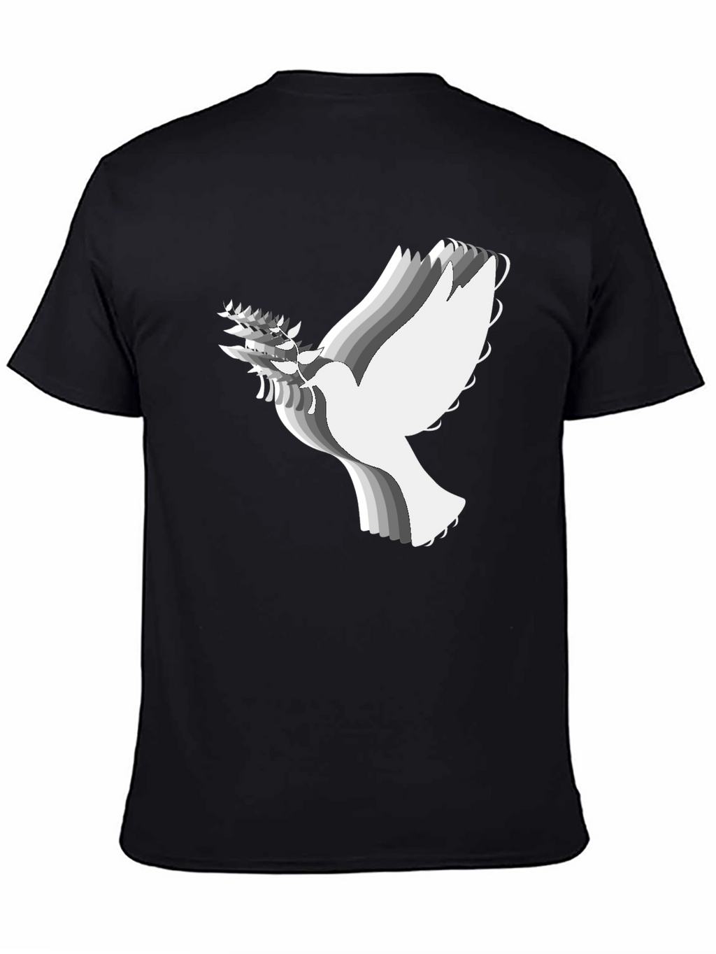 Peace Dove Graphic Tee - Black
