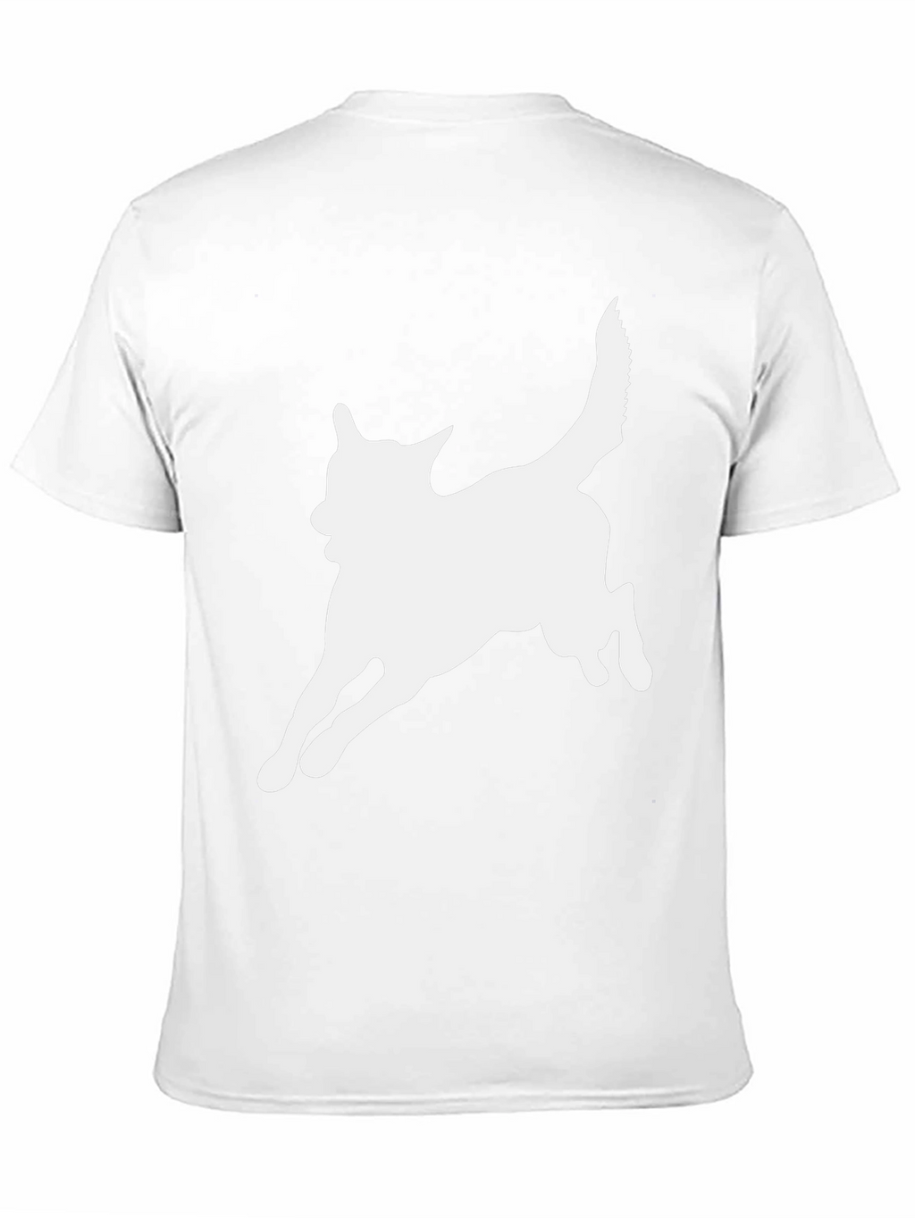 Dog Silhouette Black T-Shirt - Unisex Tee
