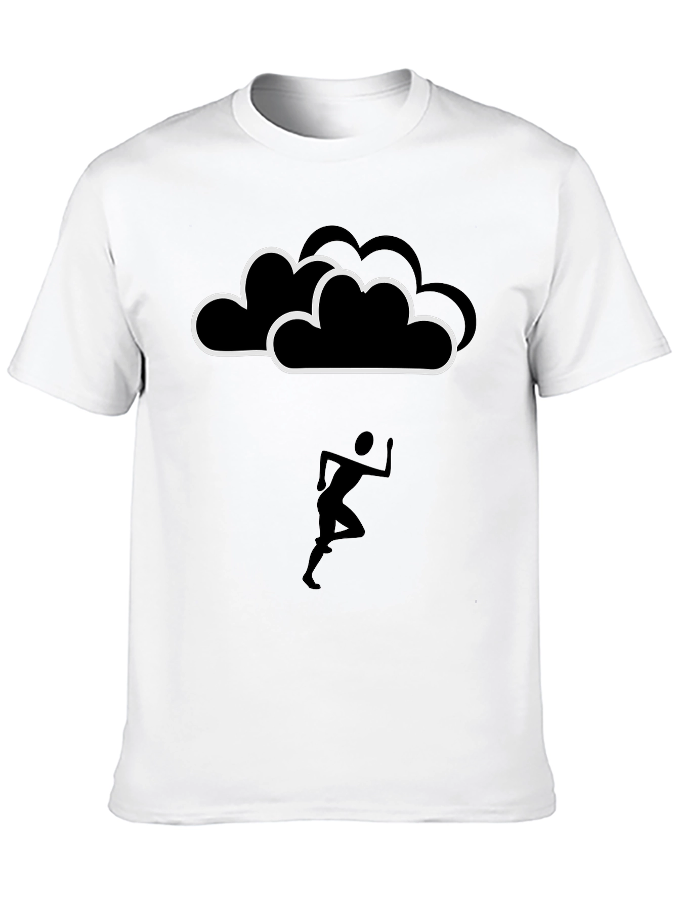 Cloud Runner Graphic Tee - Black
