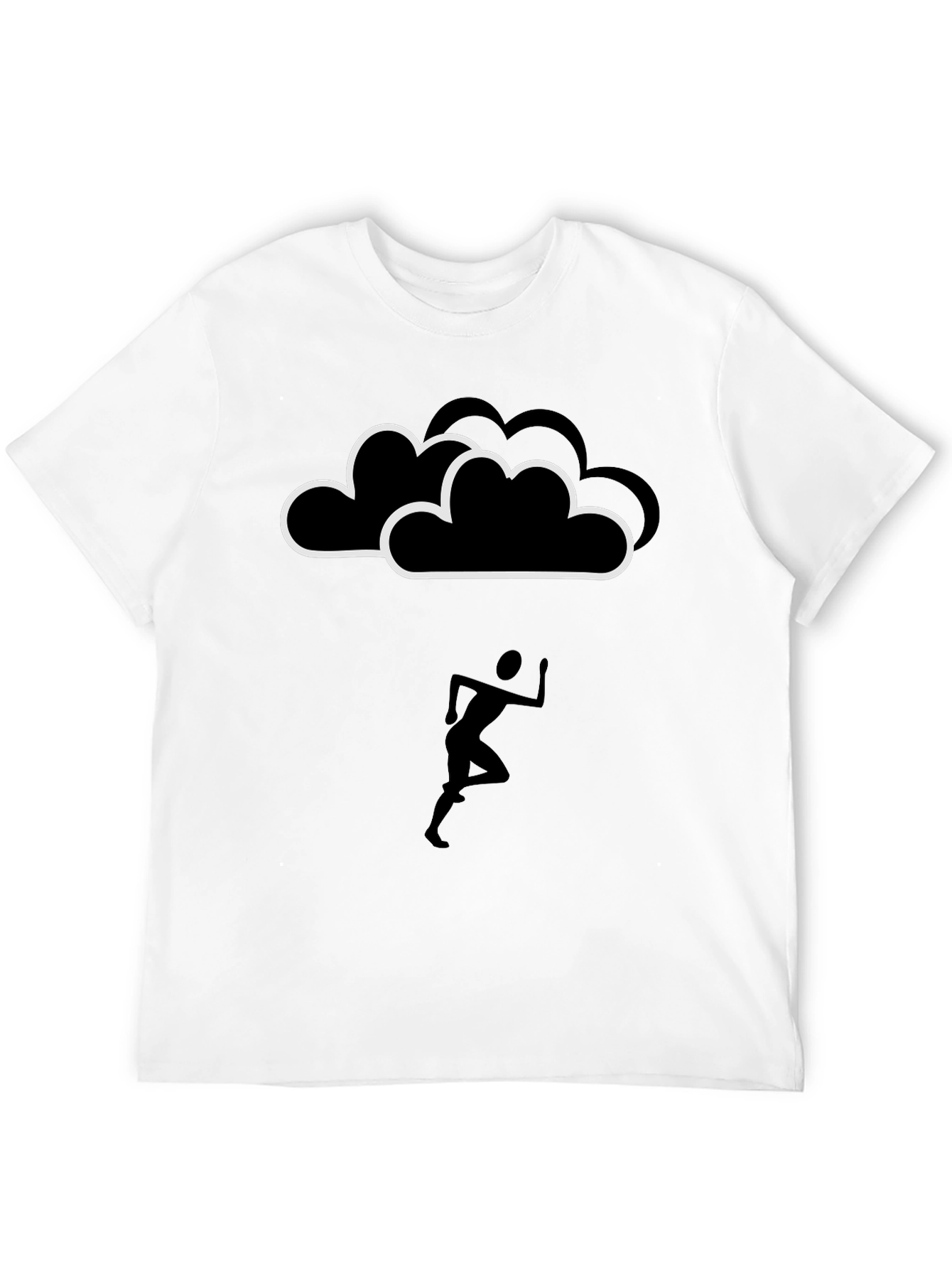 Cloud Runner Graphic Tee - Black