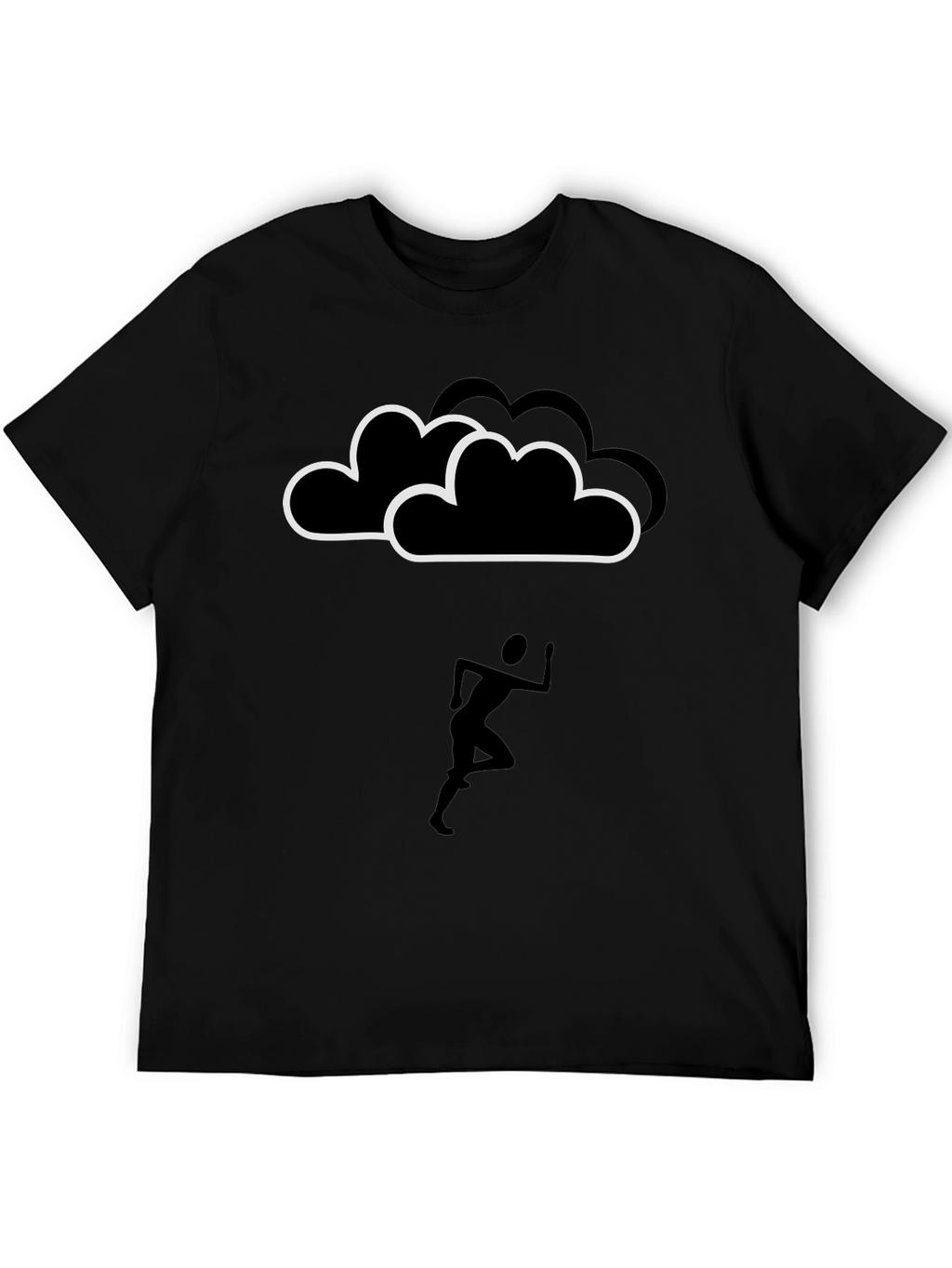 Cloud Runner Graphic Tee - Black