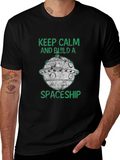 Keep Calm Build Spaceship T-Shirt - Sci-Fi Style