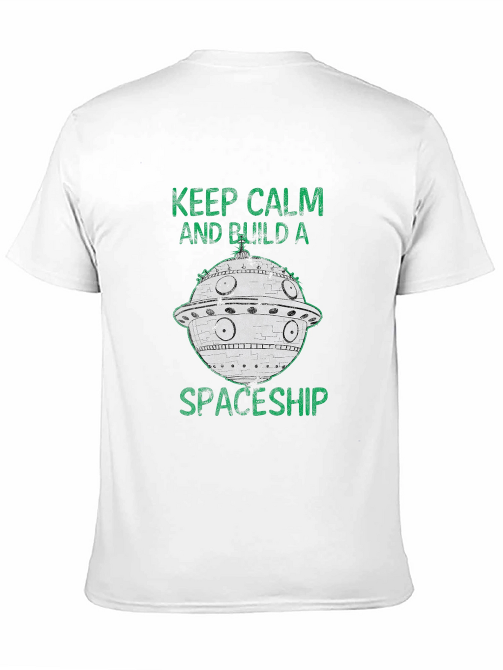 Keep Calm Build Spaceship T-Shirt - Sci-Fi Style