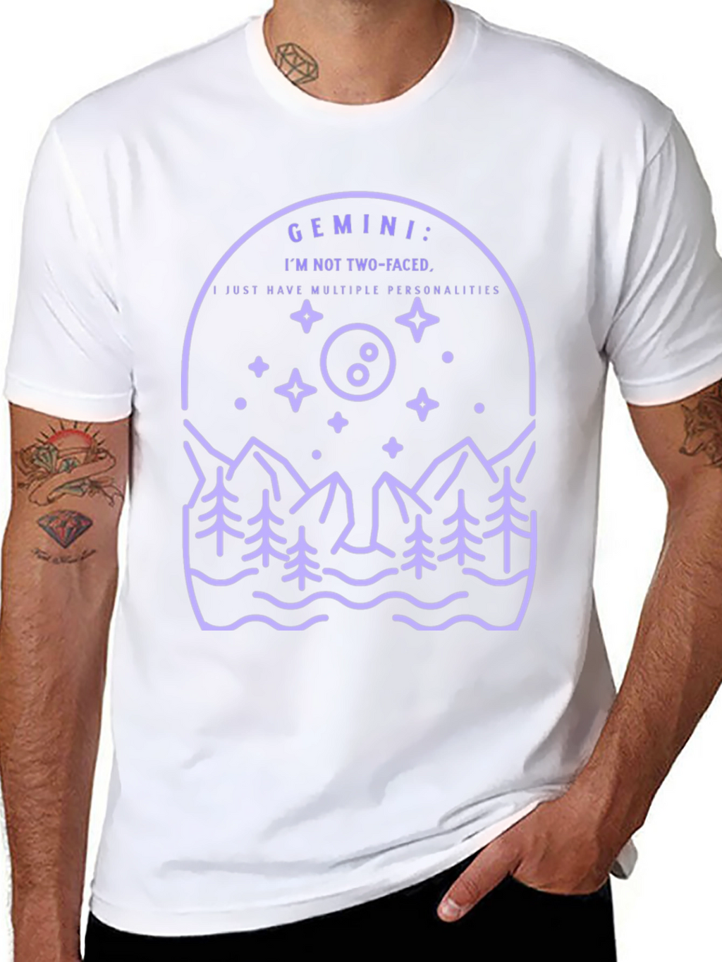Gemini Multiple Personalities Graphic Tee