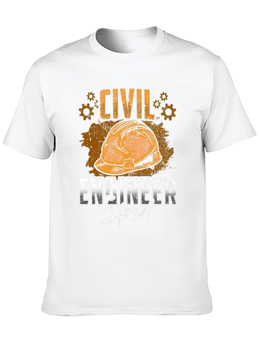 Civil Engineer Expert Black T-Shirt