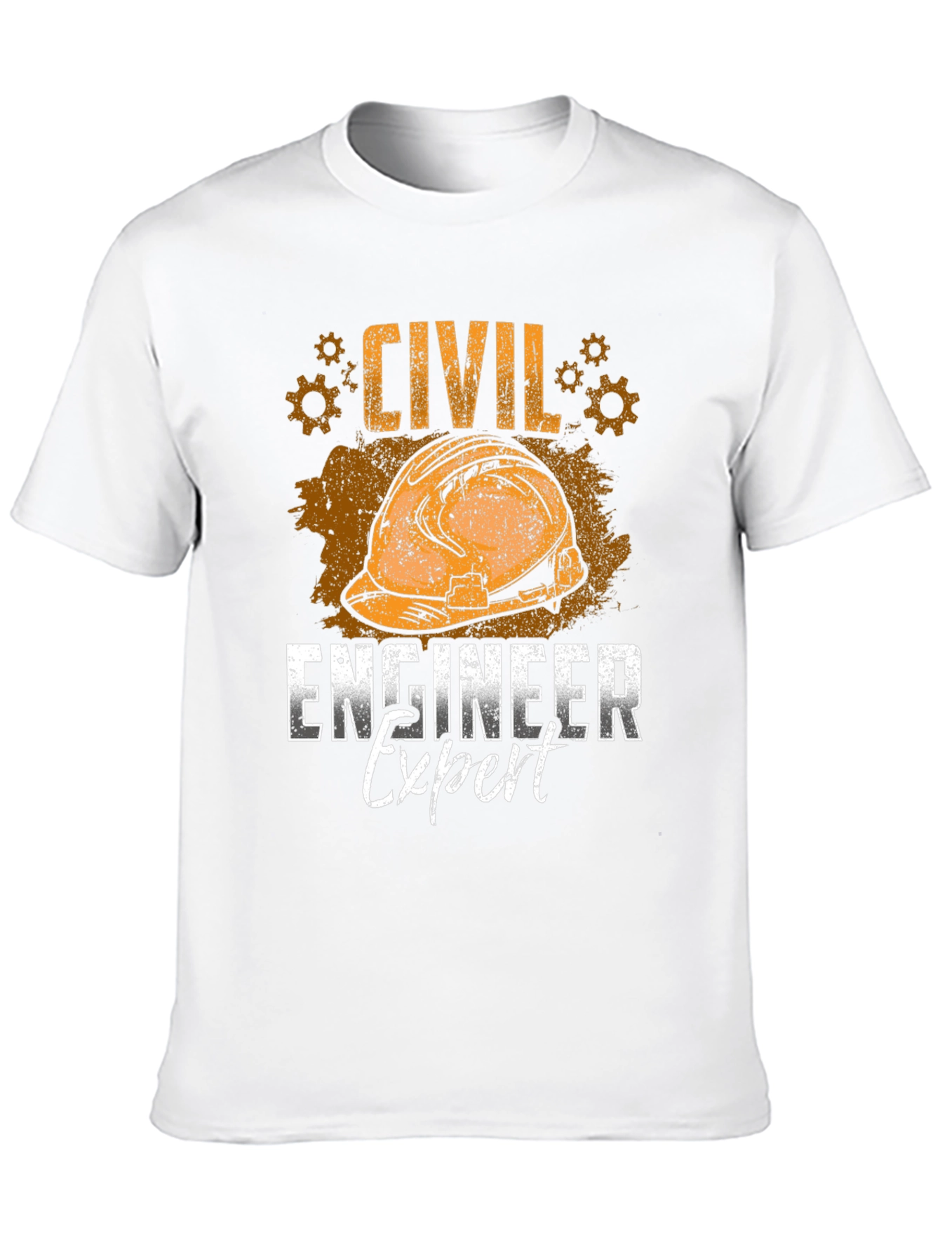 Civil Engineer Expert Black T-Shirt