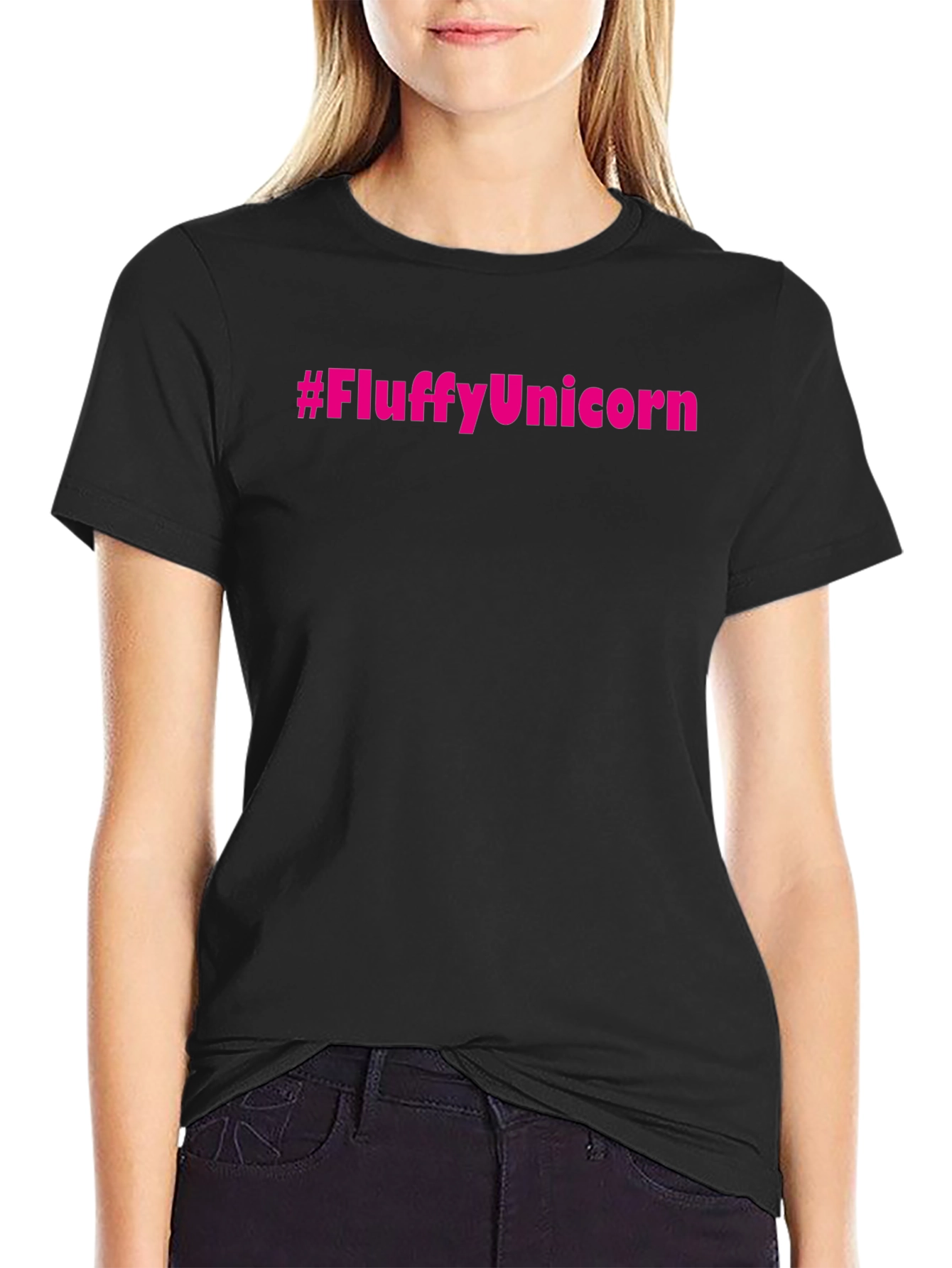 Fluffy Unicorn Tee - Comfortable Cotton Blend T-Shirt