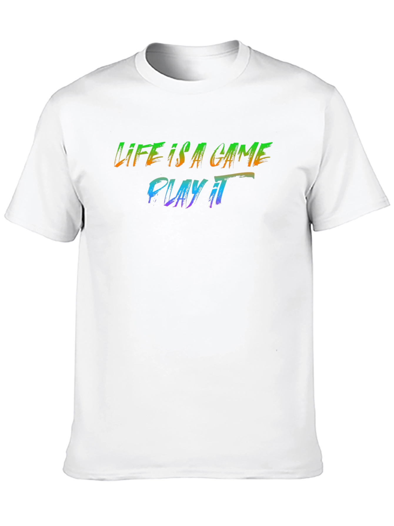 Life Is A Game T-Shirt: Vibrant Graphic Print